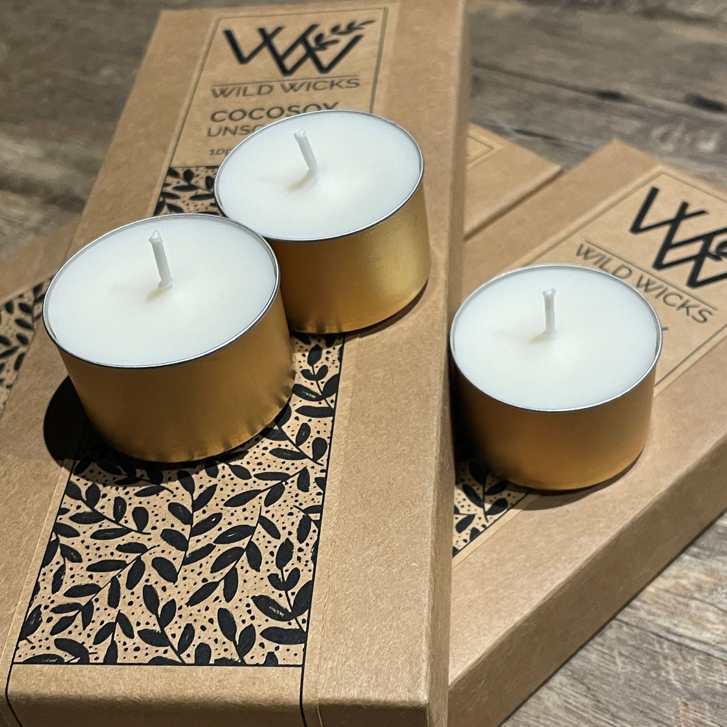 CocoSoy Tealights Tall Pk 10