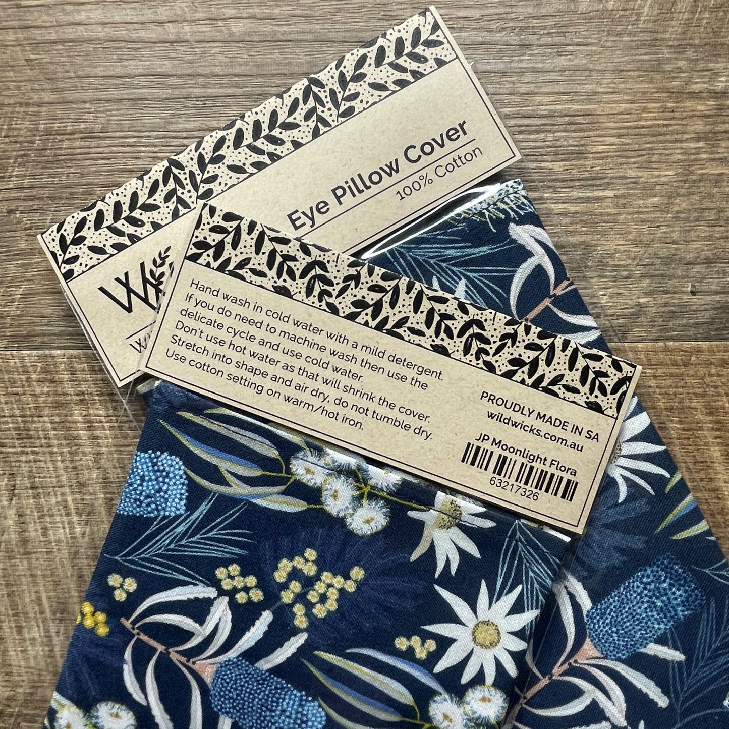 Eye Pillow Cotton Cover - JP Moonlight Flora