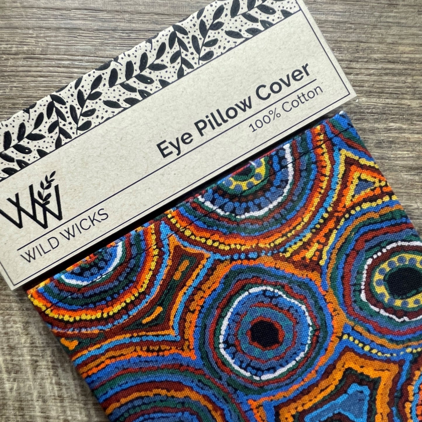 Eye Pillow Cotton Cover - Bush Onion Dreaming