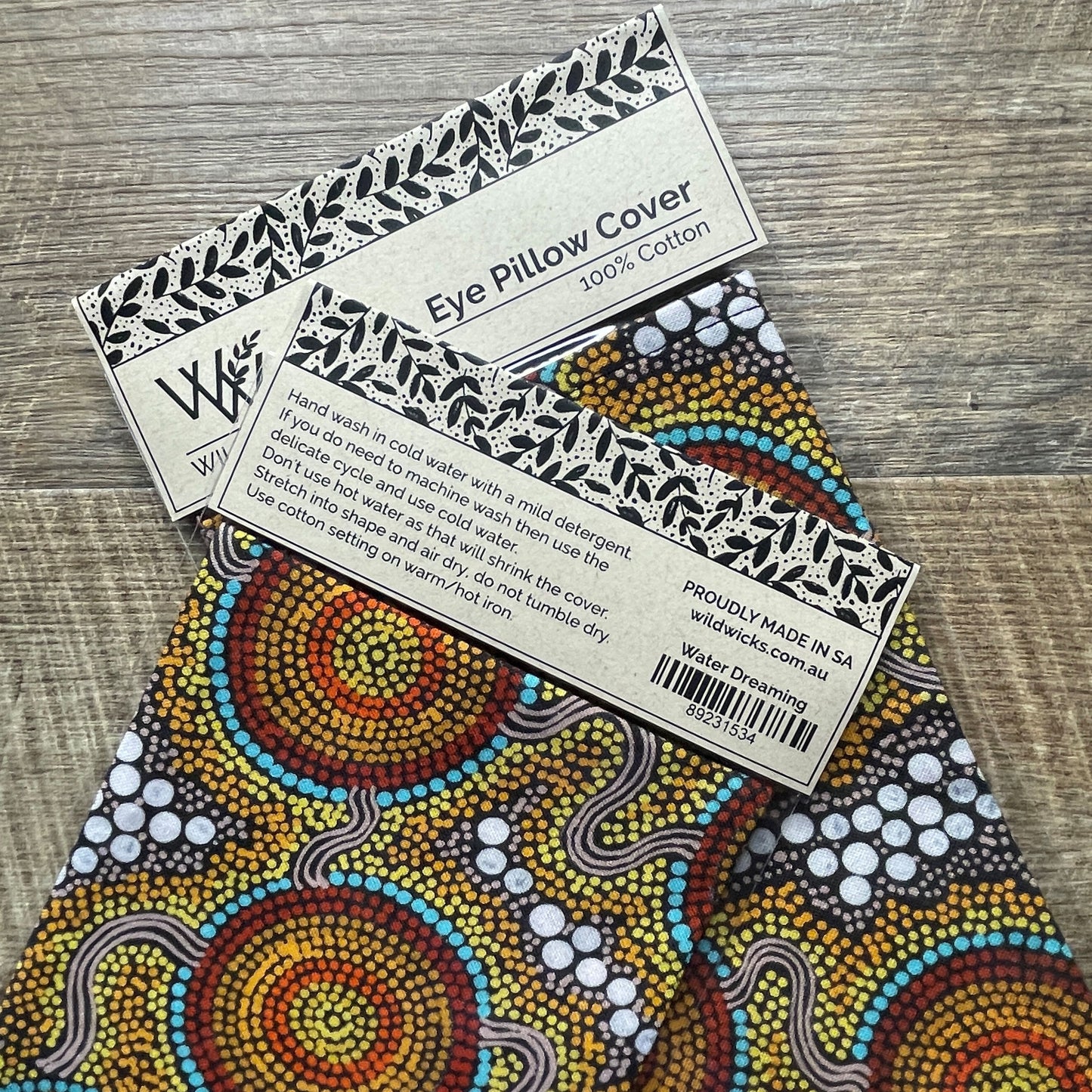 Eye Pillow Cotton Cover - Water Dreaming