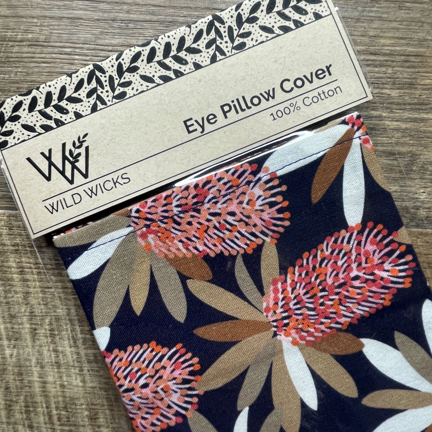 Eye Pillow Cotton Cover - JP Banksia Blooming