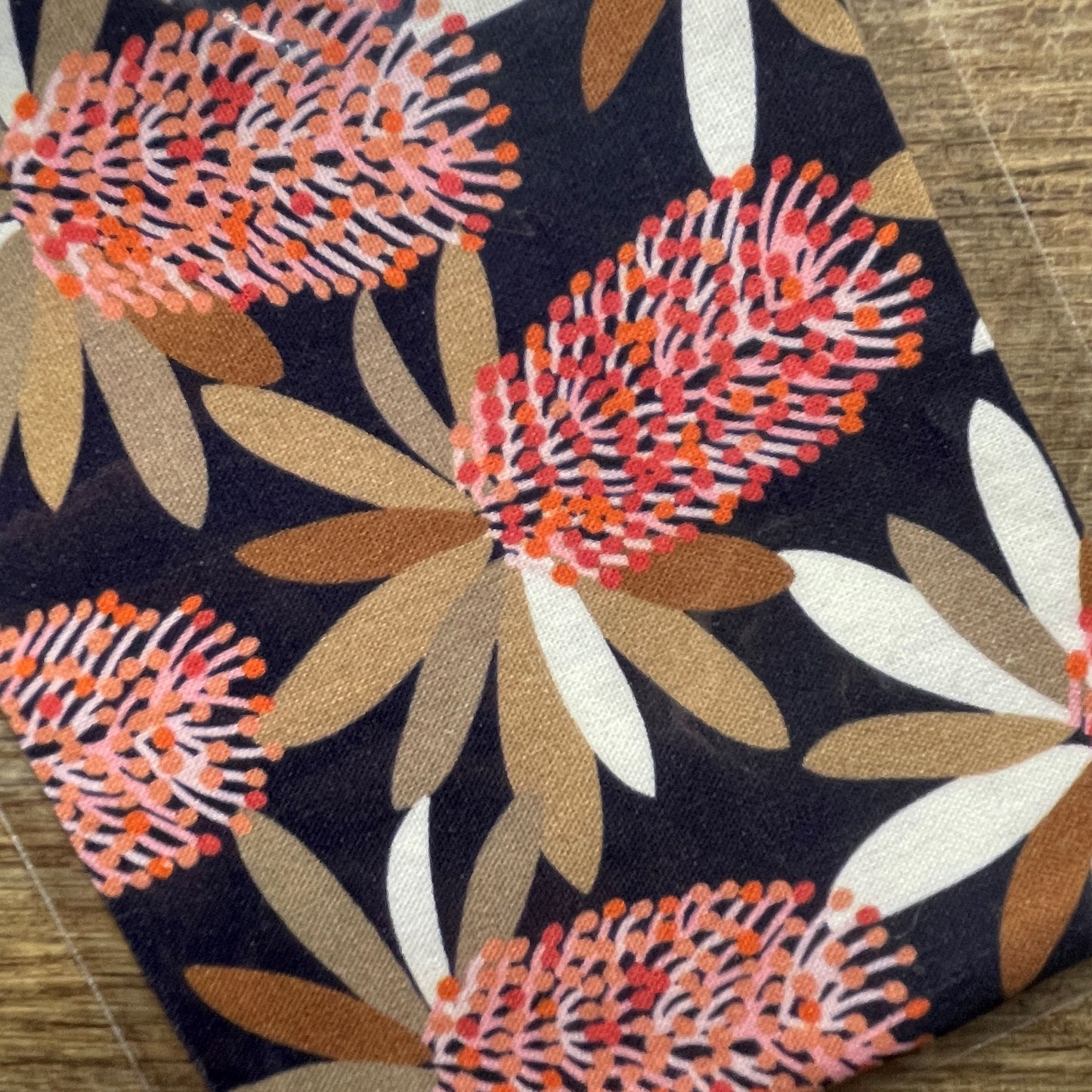 Eye Pillow Cotton Cover - JP Banksia Blooming