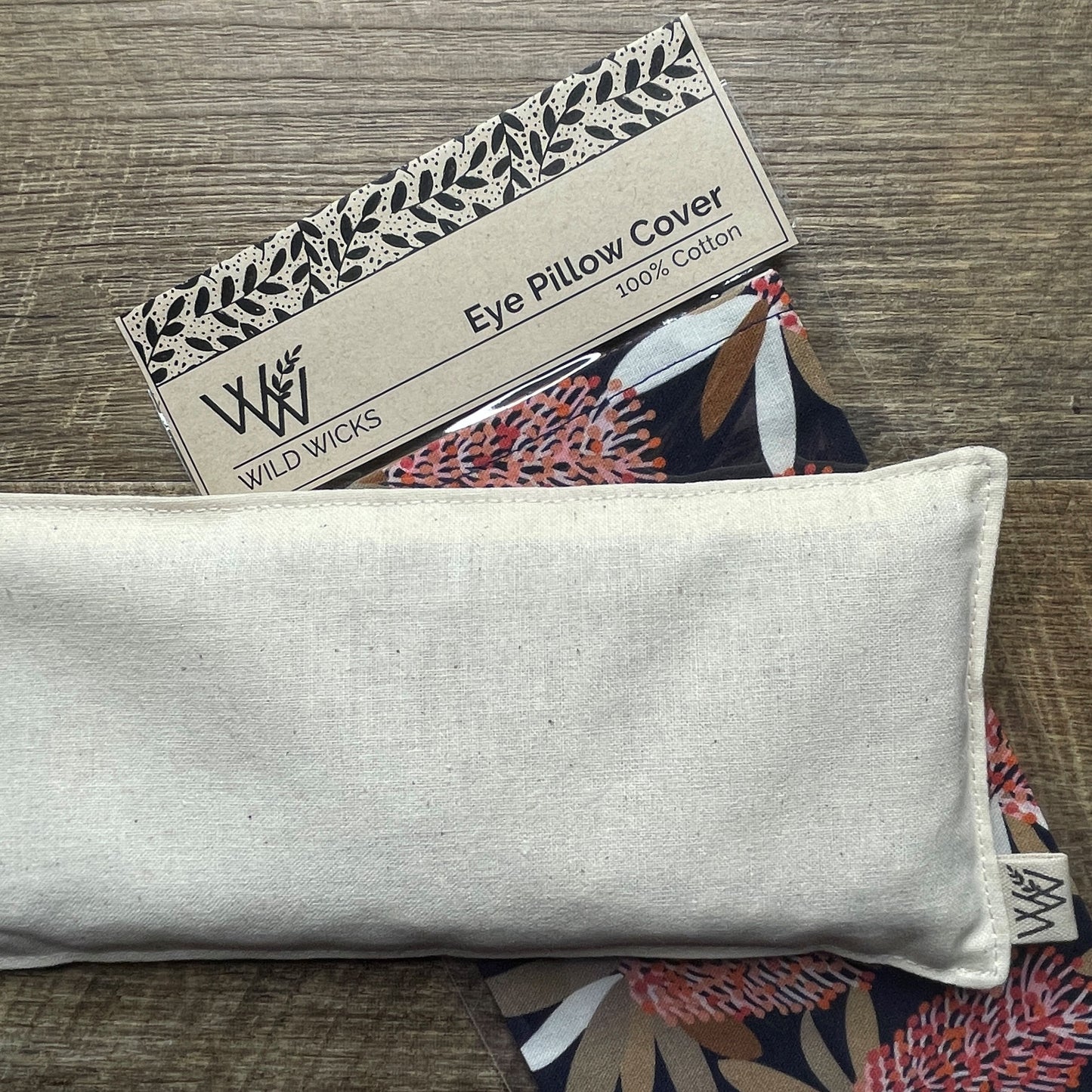 Eye Pillow Cotton Cover - JP Banksia Blooming