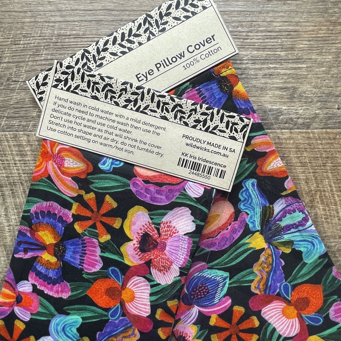 Eye Pillow Cotton Cover - KK Iris Iridescence