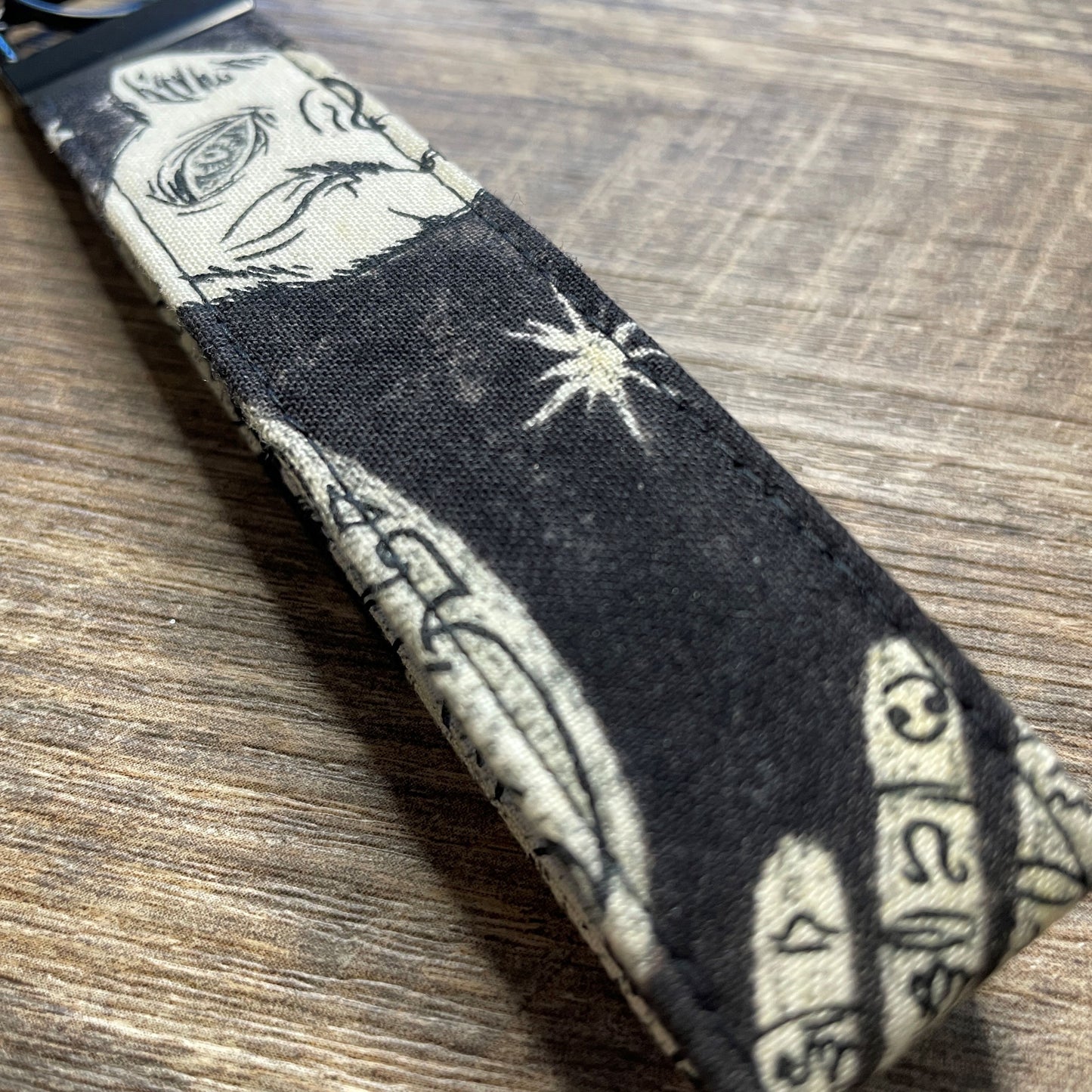 Fabric Fob Keychain - Palm Reader