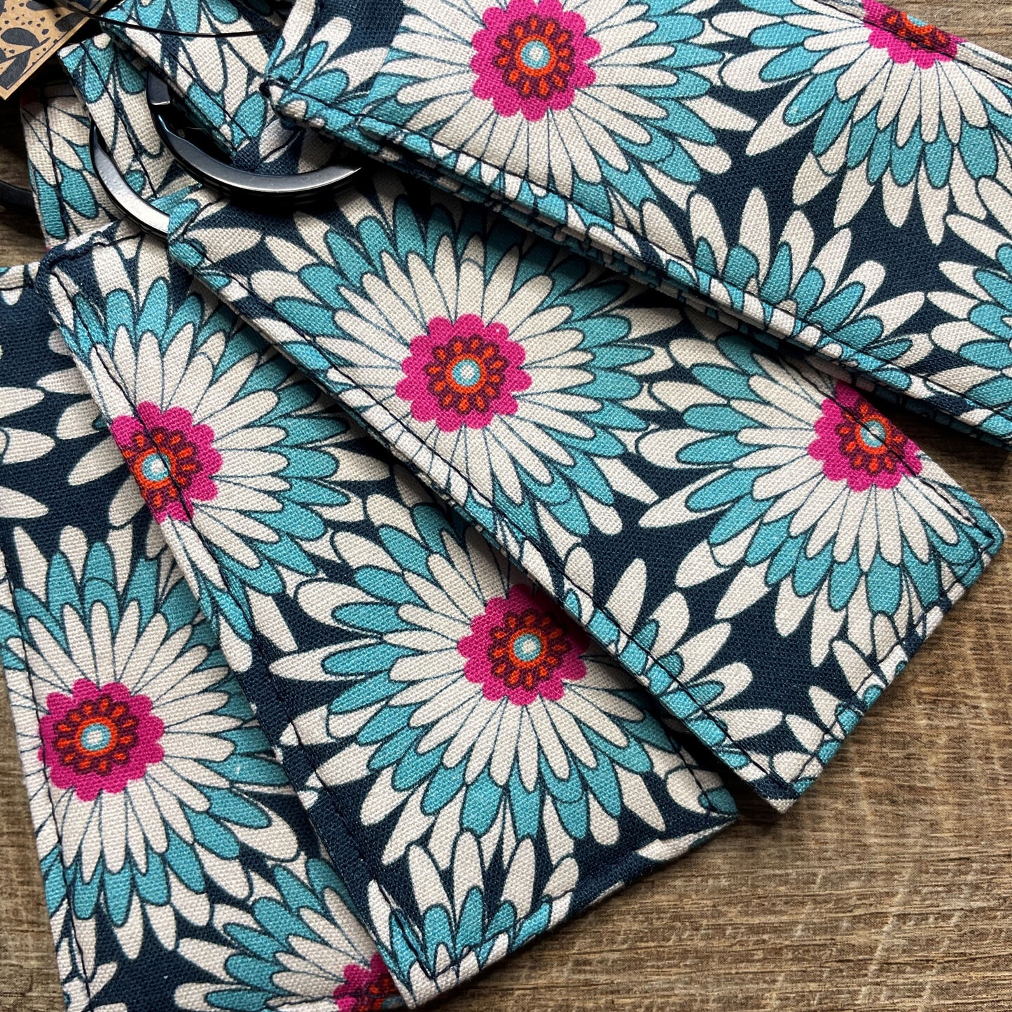 Lip Balm Holder Keyring - JP Tropical Flora 2