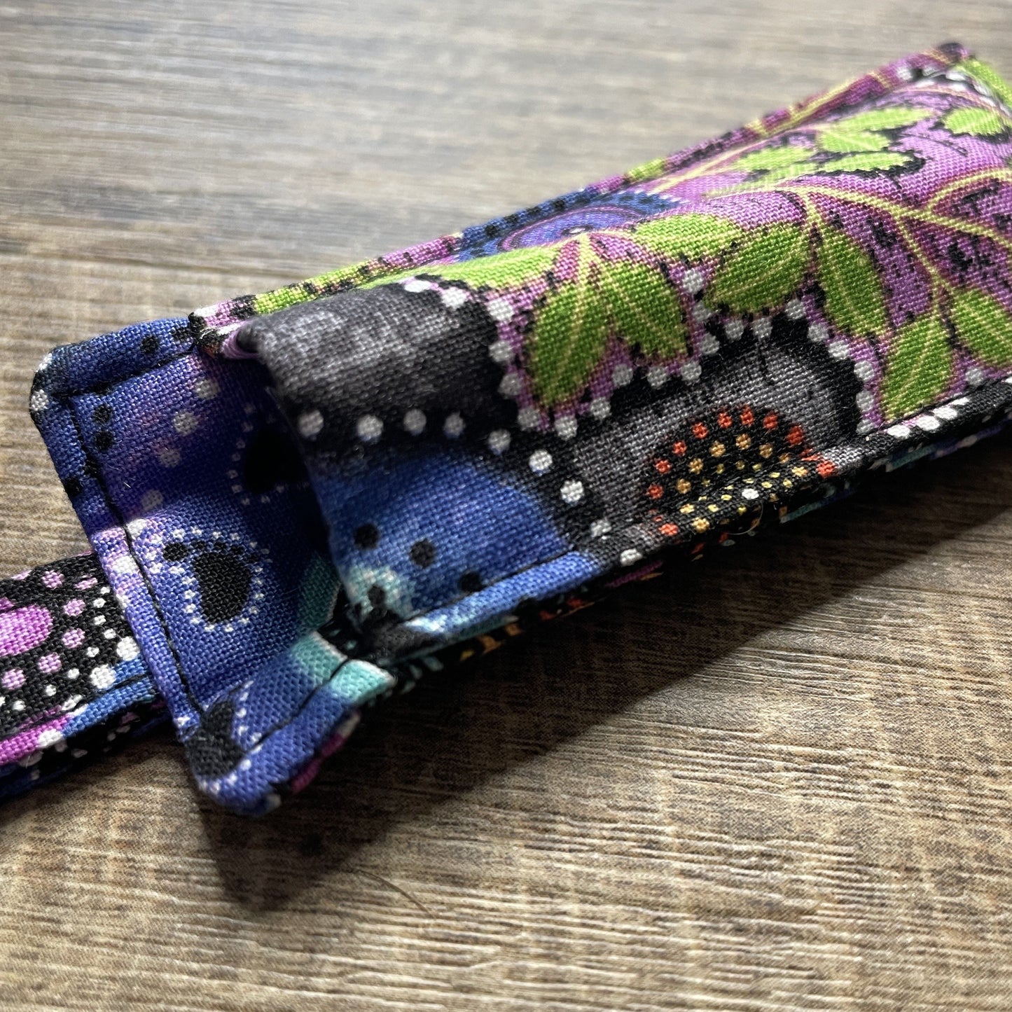 Lip Balm Holder Keyring - Colourful Dots