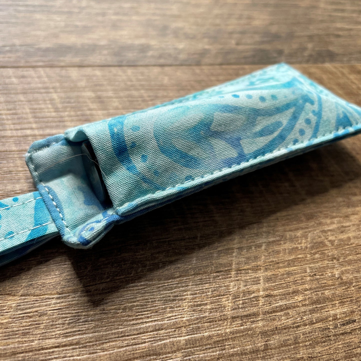 Lip Balm Holder Keyring - Sky Batik