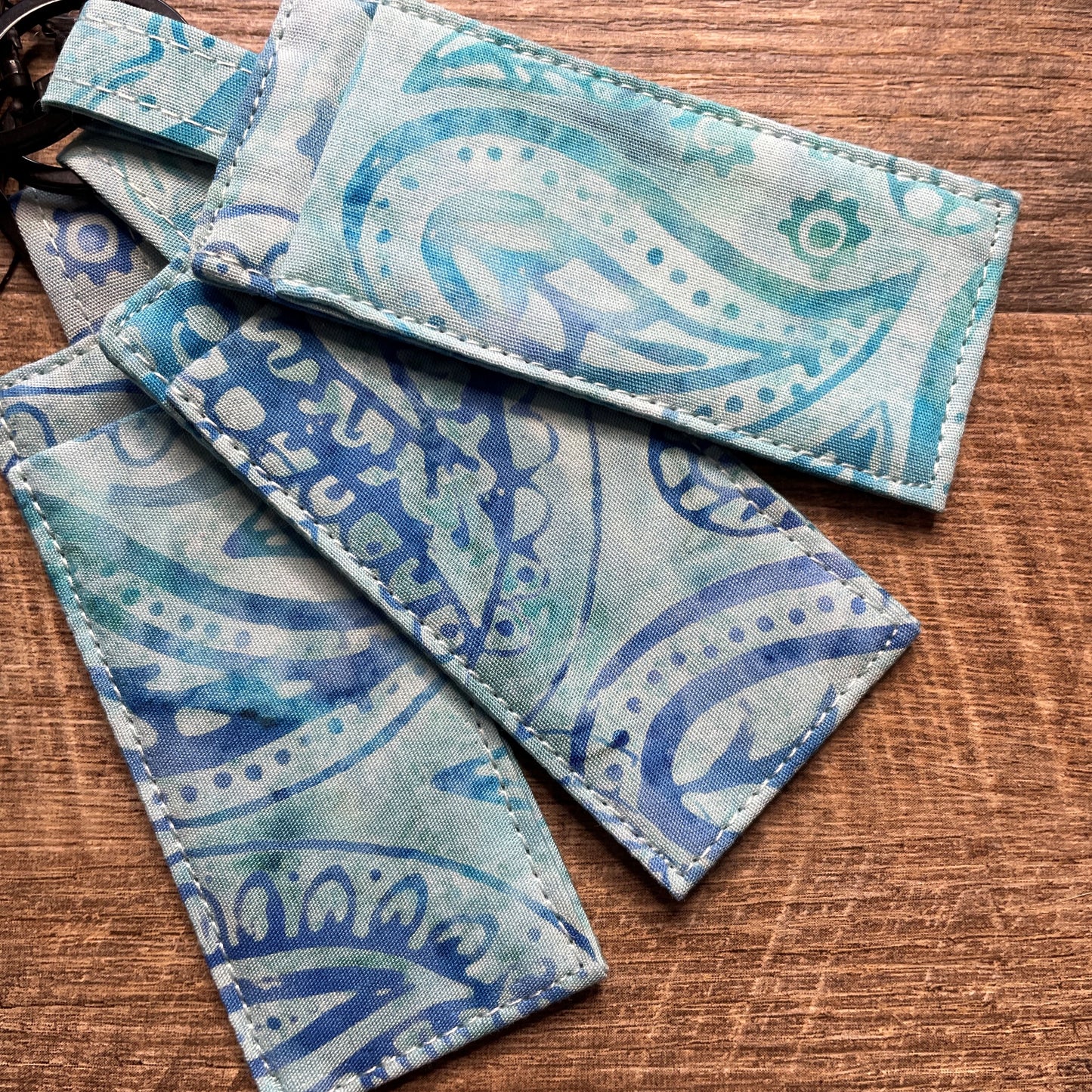 Lip Balm Holder Keyring - Sky Batik