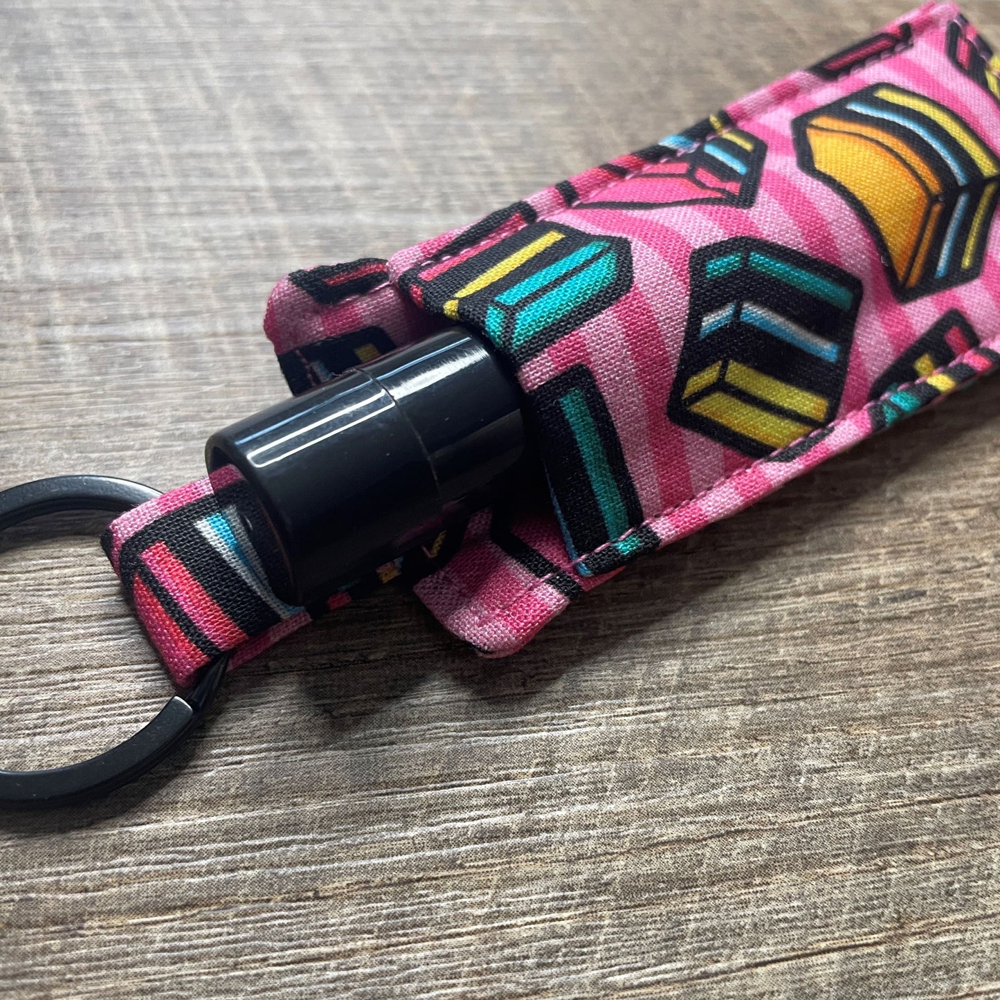 Lip Balm Holder Keyring - All Sorts of Liquorice