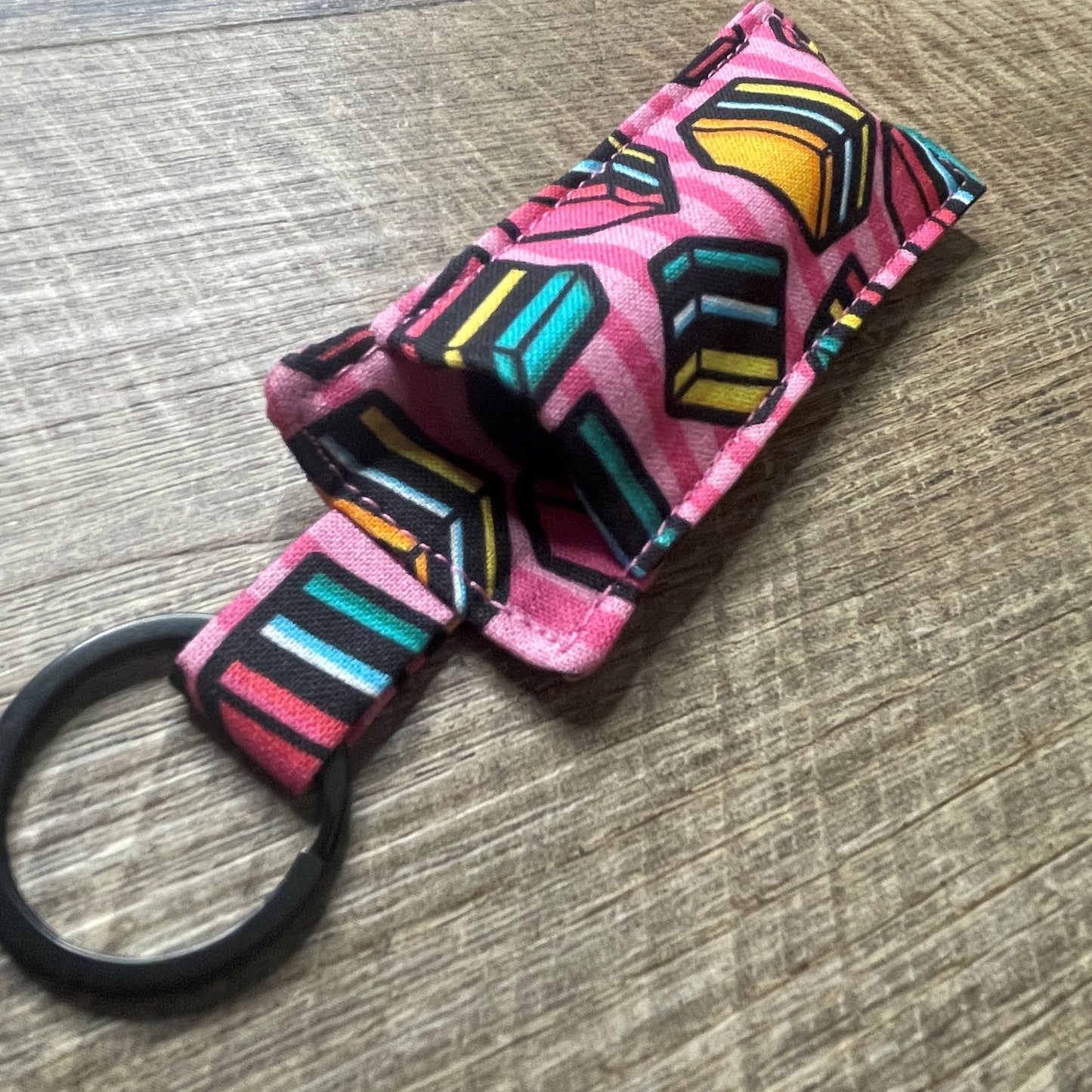 Lip Balm Holder Keyring - All Sorts of Liquorice