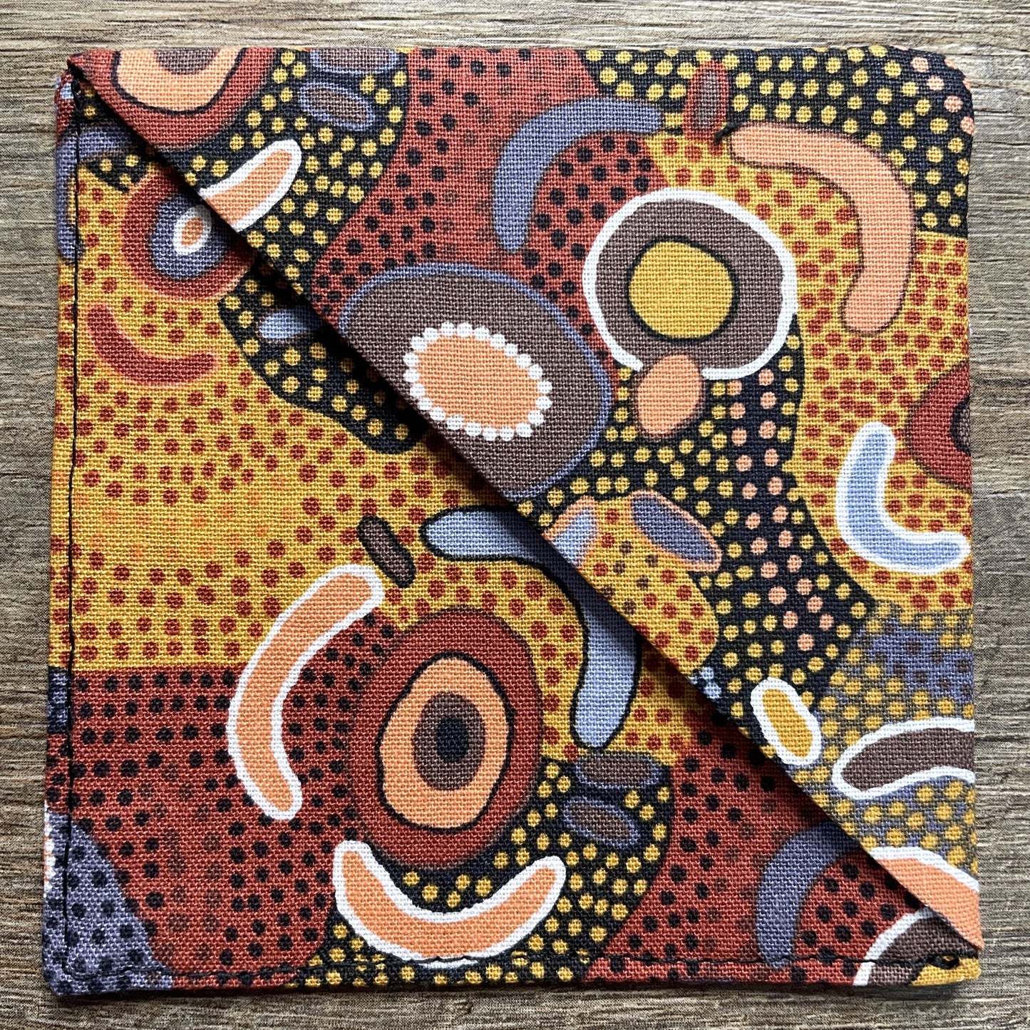 Fabric Corner Bookmark - Indigenous Print