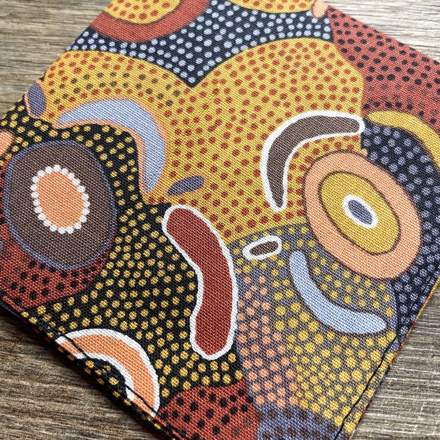 Fabric Corner Bookmark - Indigenous Print