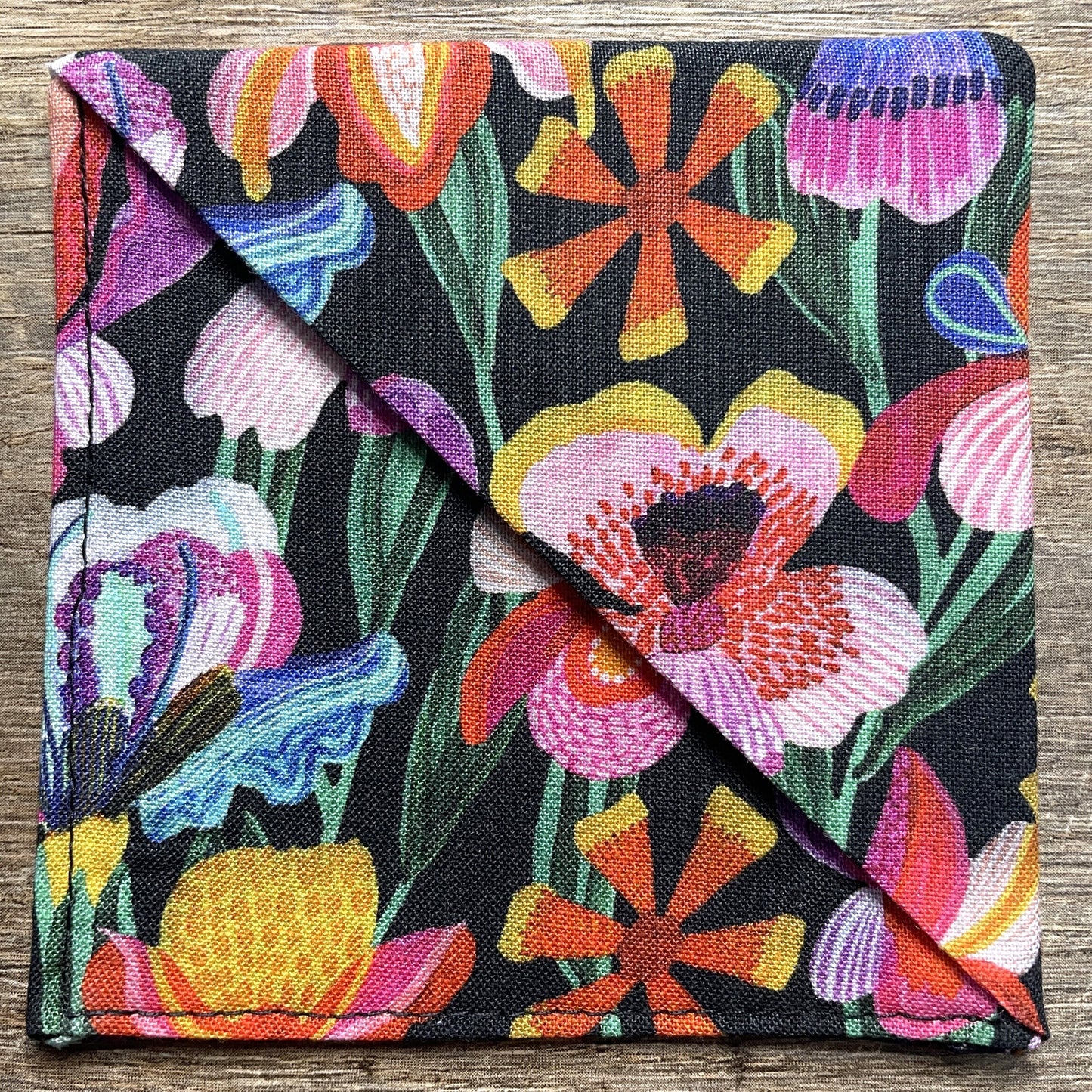Fabric Corner Bookmark - Iris Iredescence