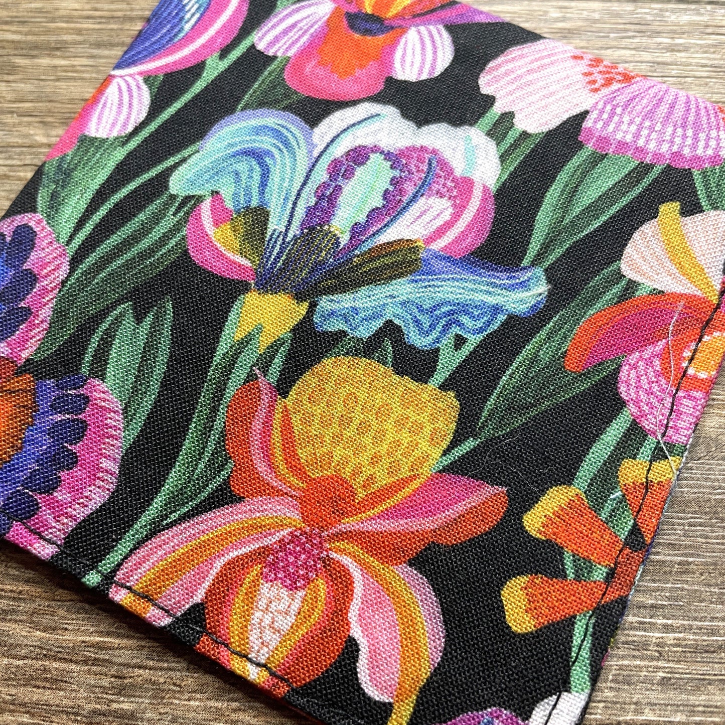 Fabric Corner Bookmark - Iris Iredescence