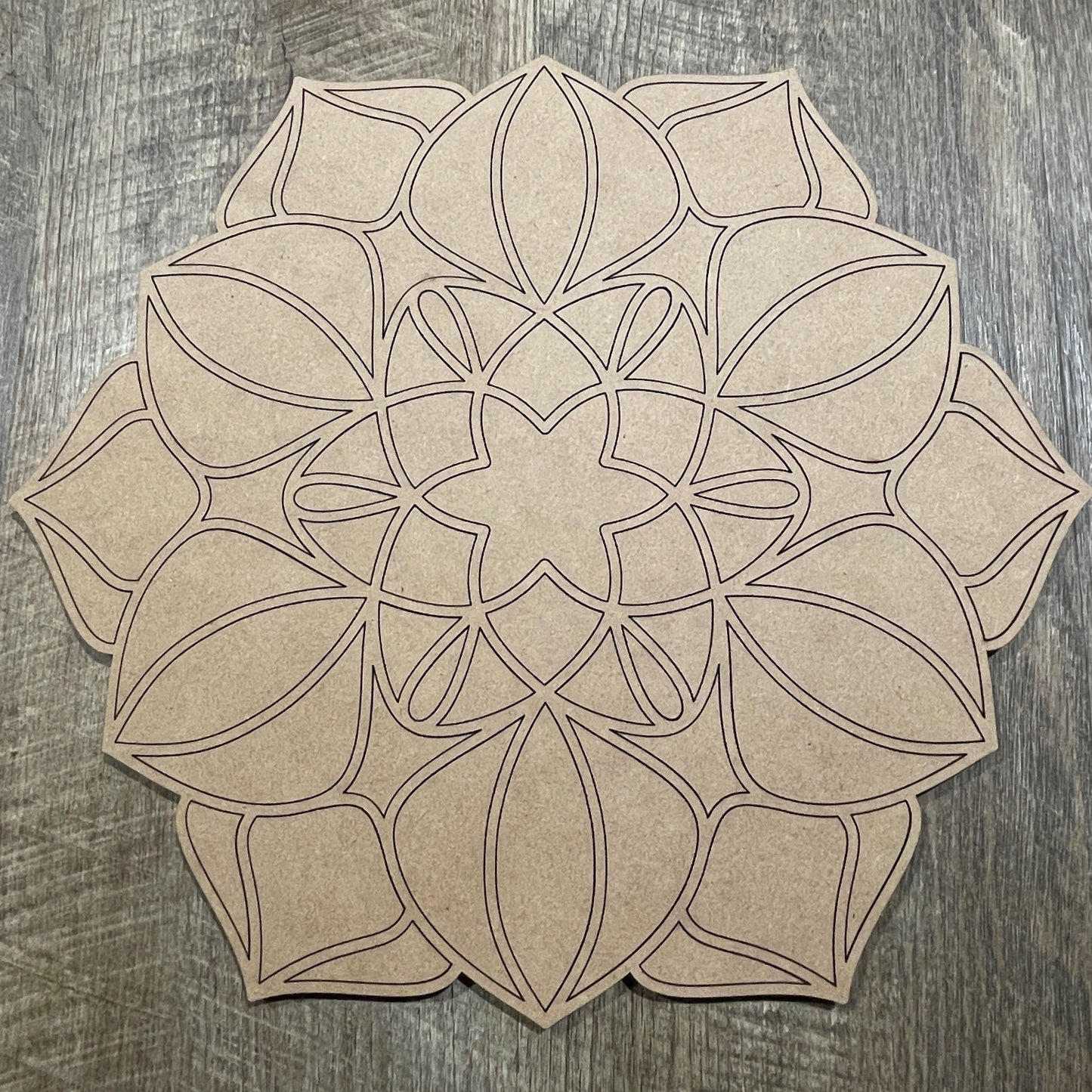 MDF Layered Cutout Mandala 10
