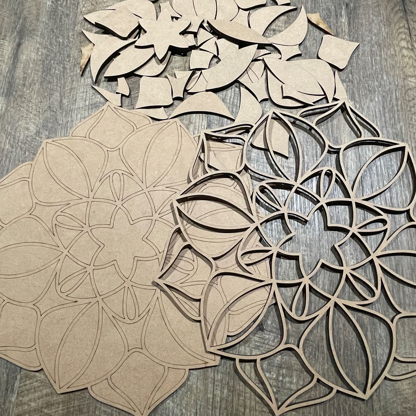 MDF Layered Cutout Mandala 10