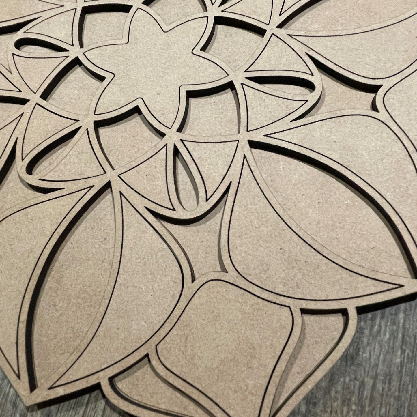 MDF Layered Cutout Mandala 10