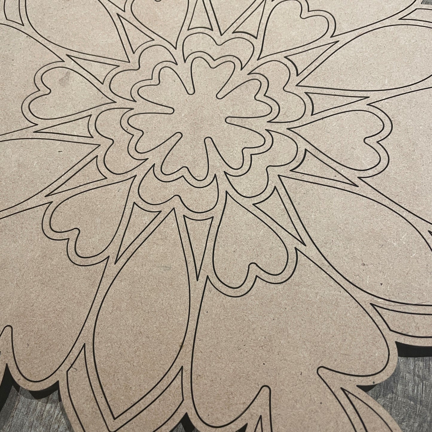 MDF Layered Cutout Mandala 5