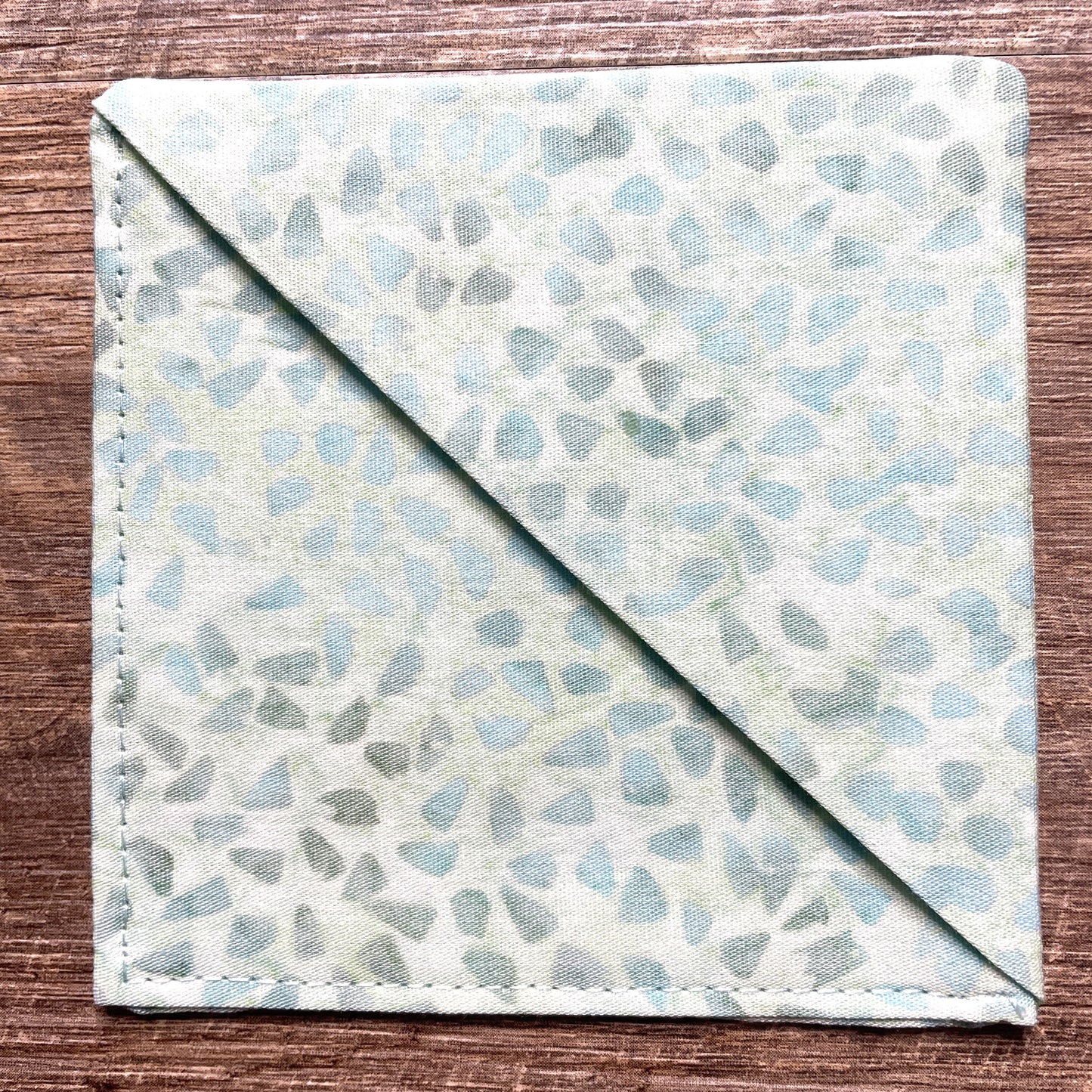 Fabric Corner Bookmark - Mint Terrazo