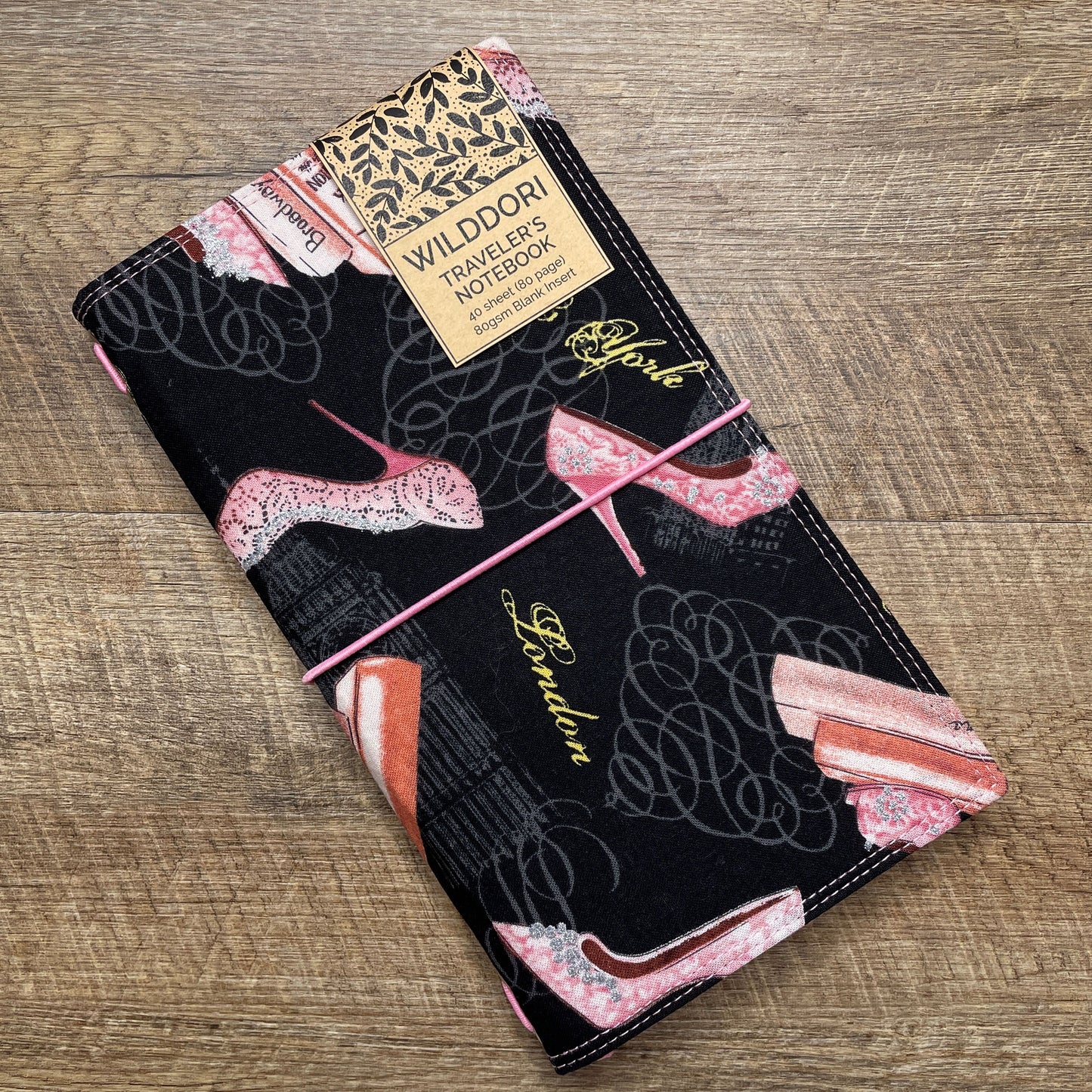 Wilddori Traveler's Notebook Cover Paris Heels