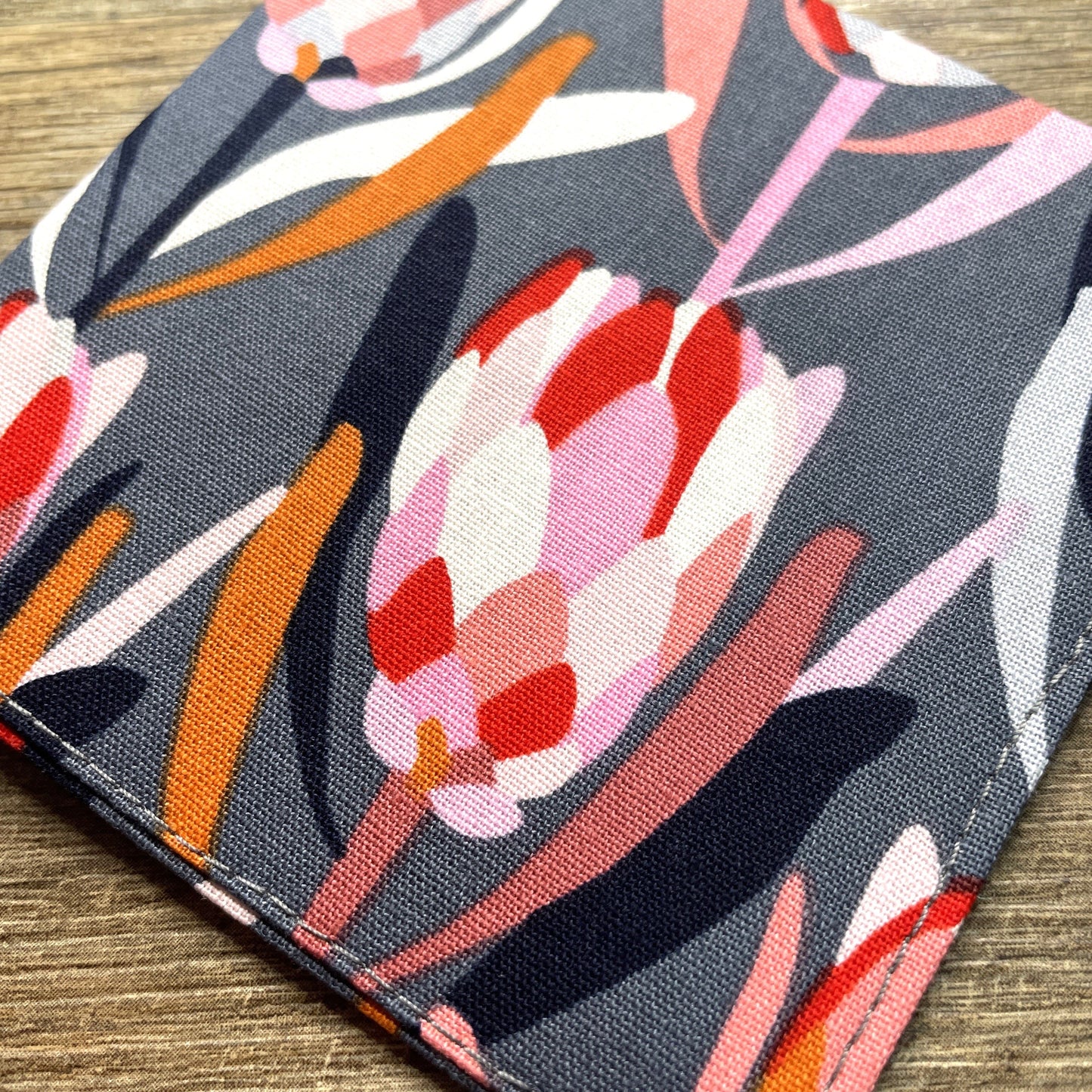 Fabric Corner Bookmark - Protea