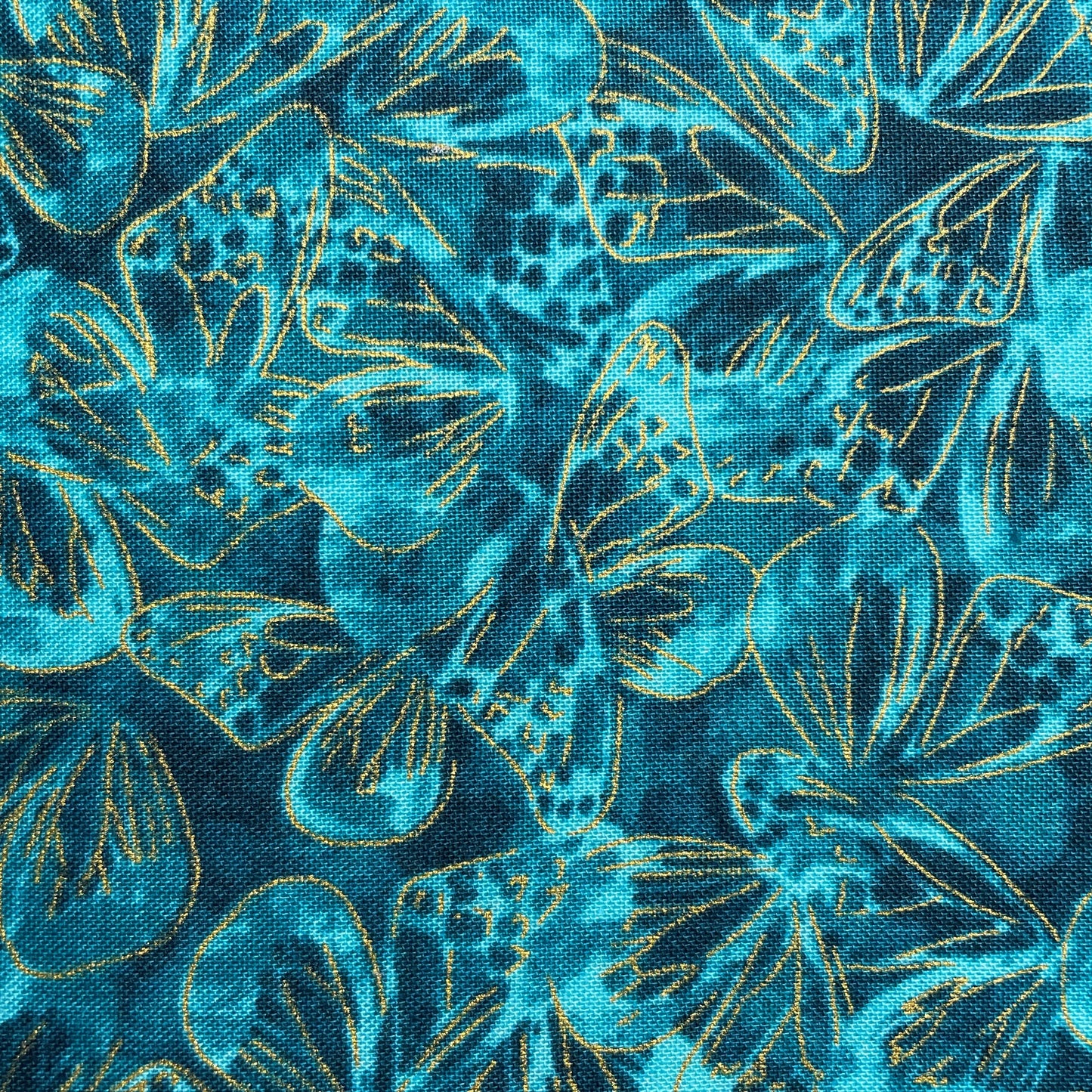 Wilddori Traveler's Notebook Cover Turquoise Butterfly