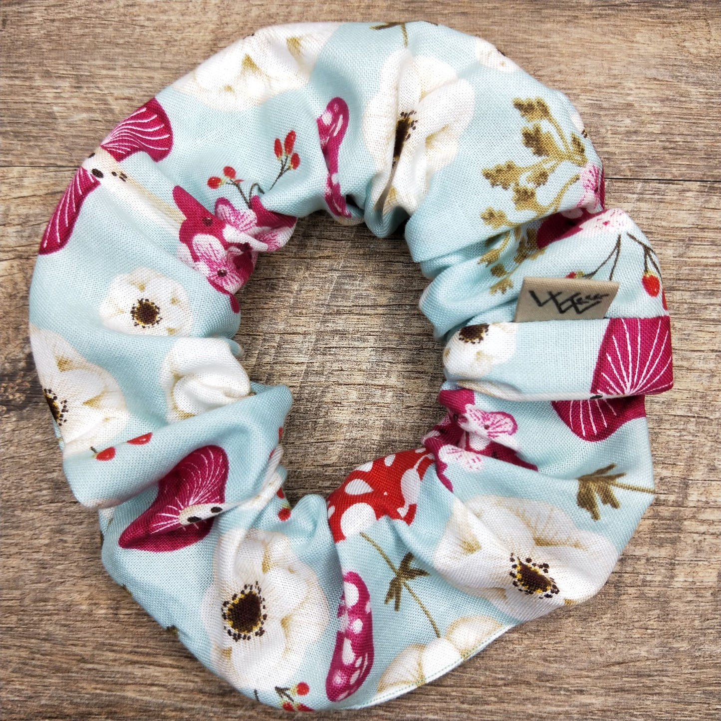 Scrunchies - Fairy Garden Blue