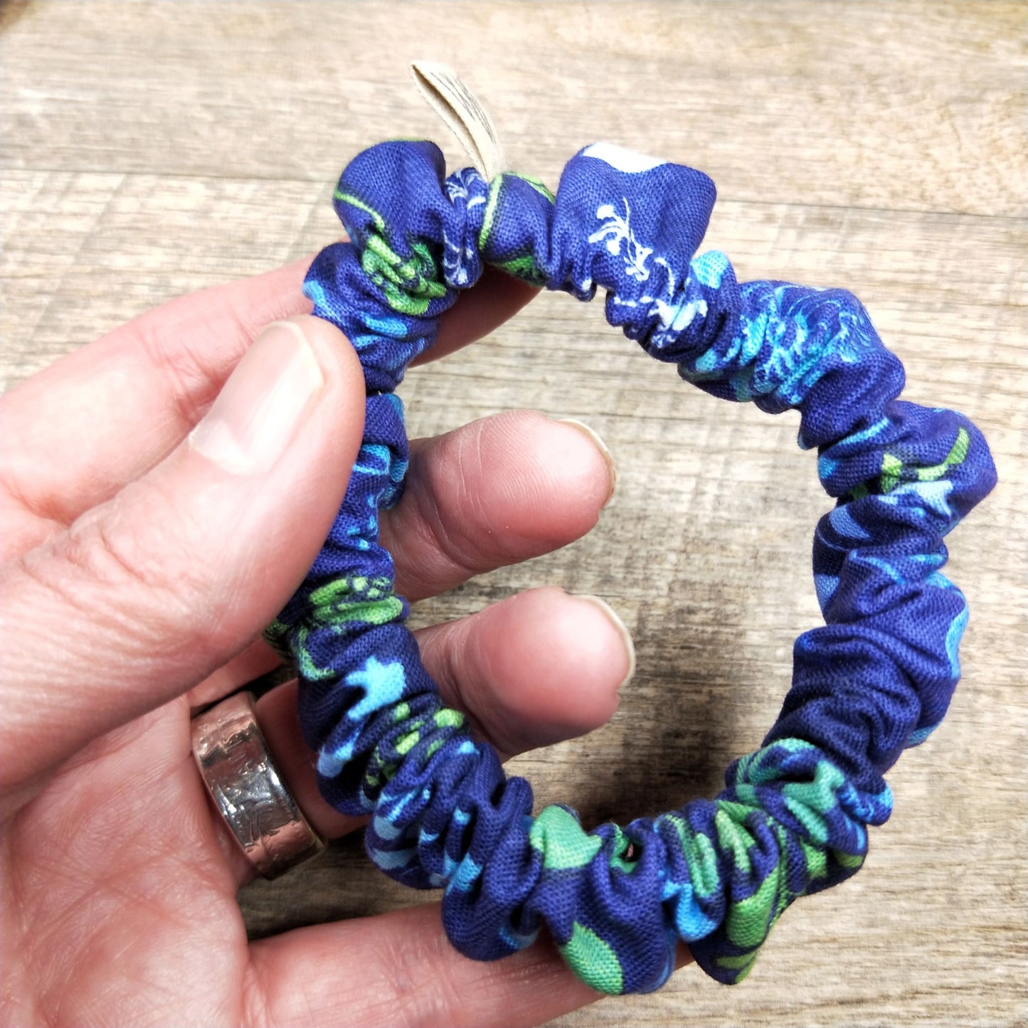 Scrunchies - Purple Leaf