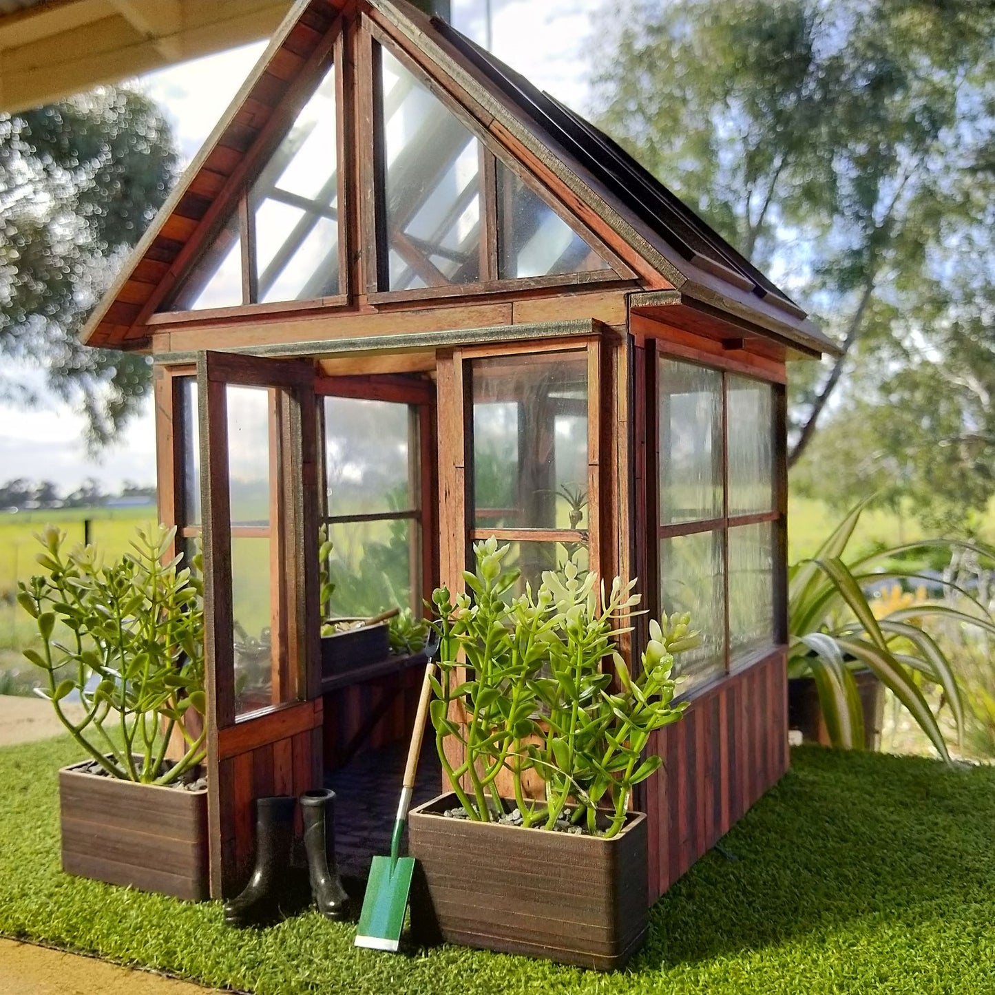 Greenhouse DIY Wooden Kit - Diarama