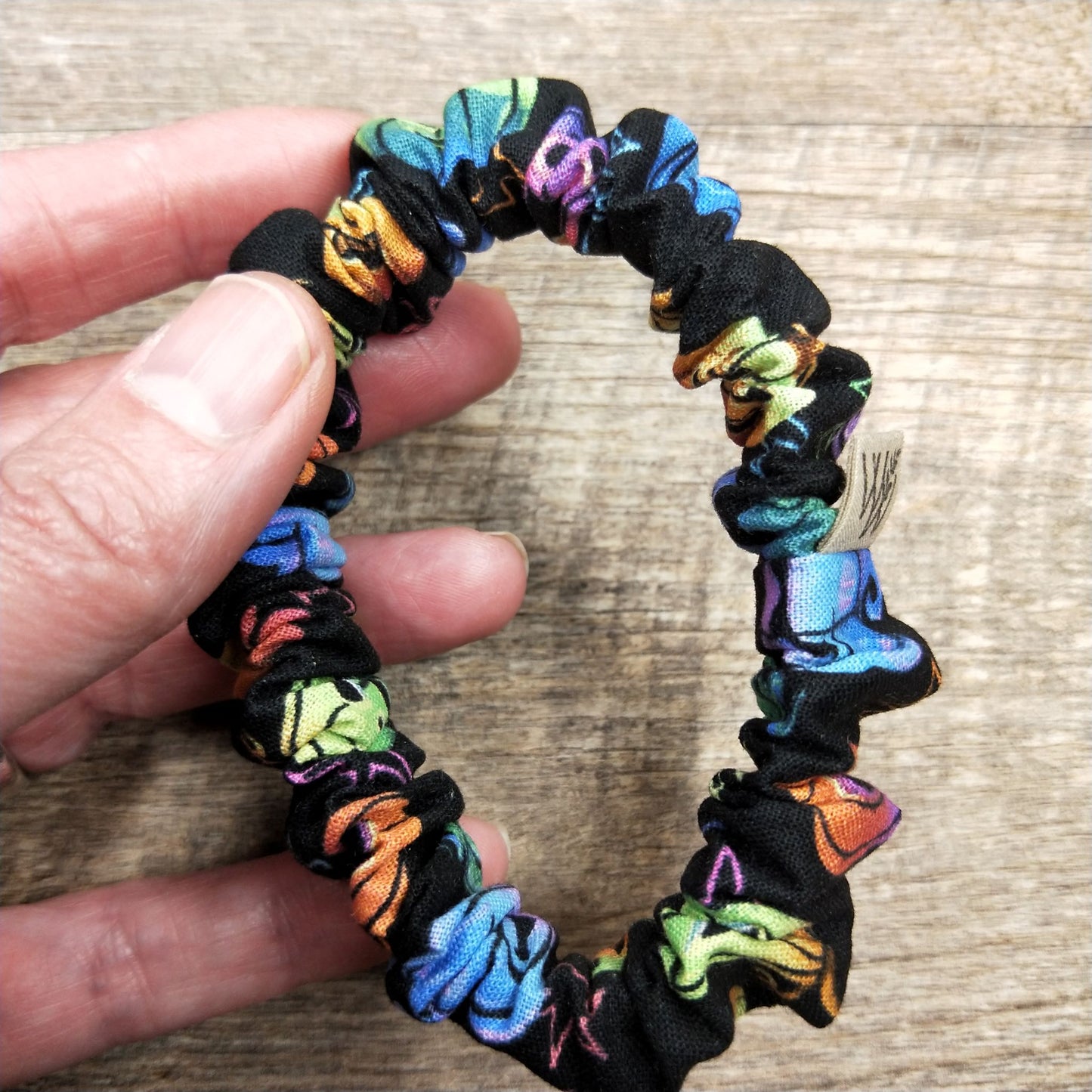 Scrunchies - Halloween Colourful Pumpkin Heads