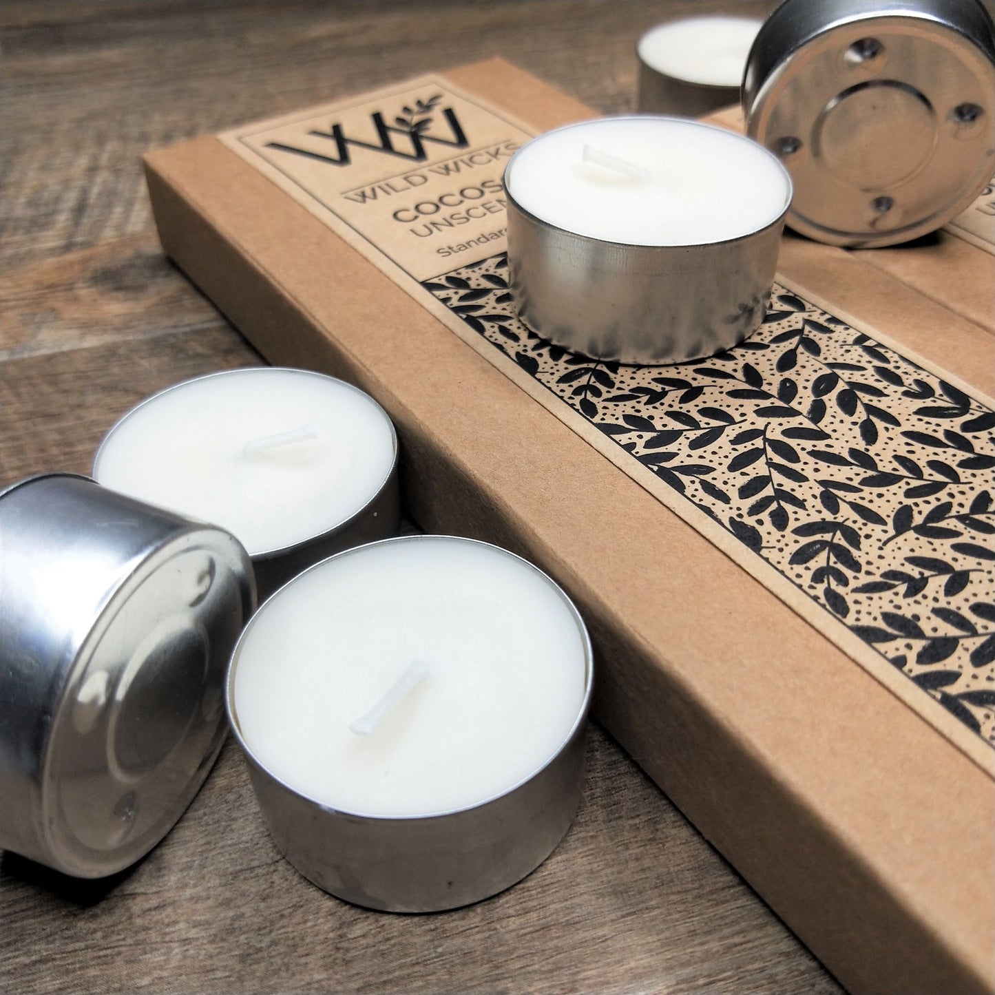 CocoSoy Tealights Standard Pk 10