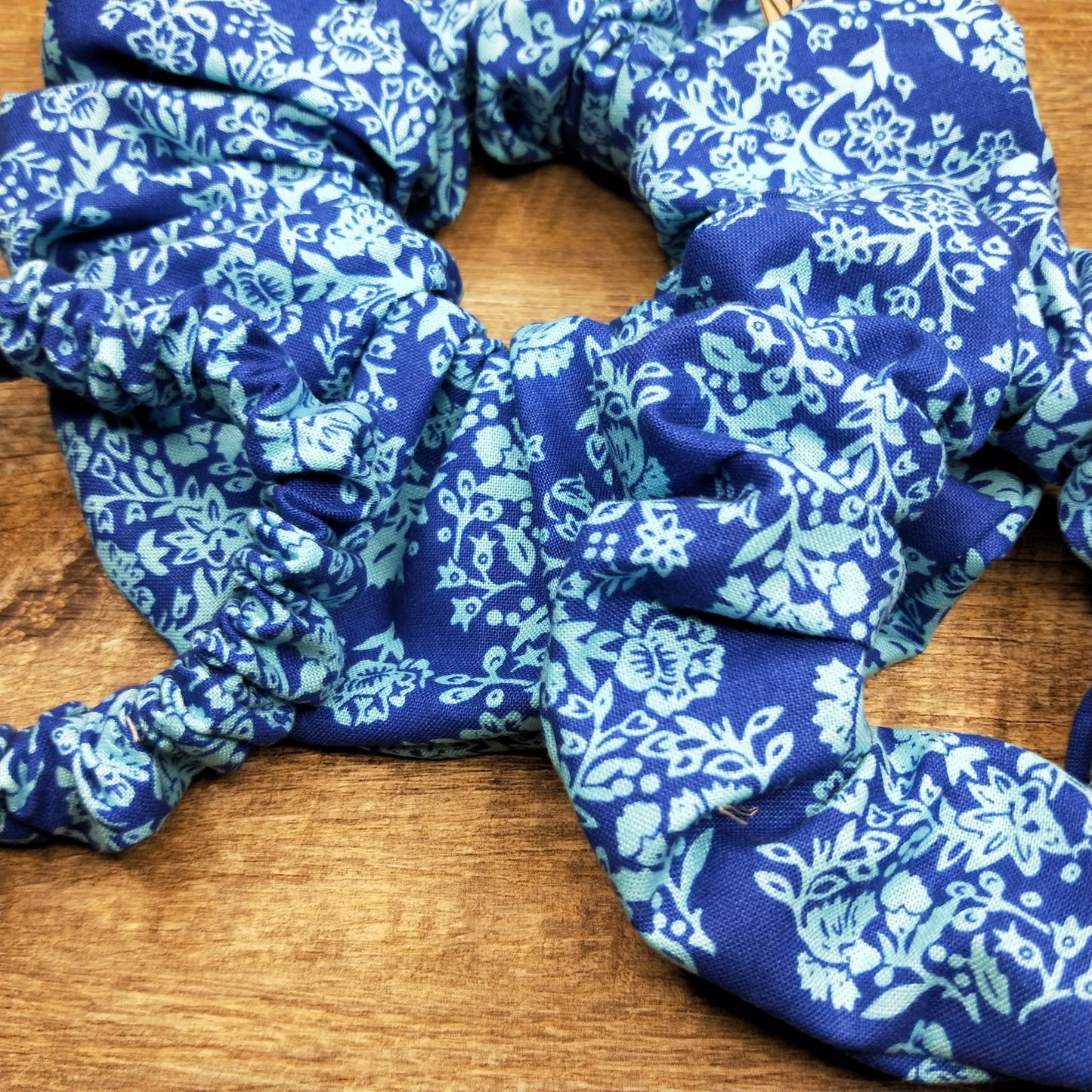 Scrunchies - The Blues Floral