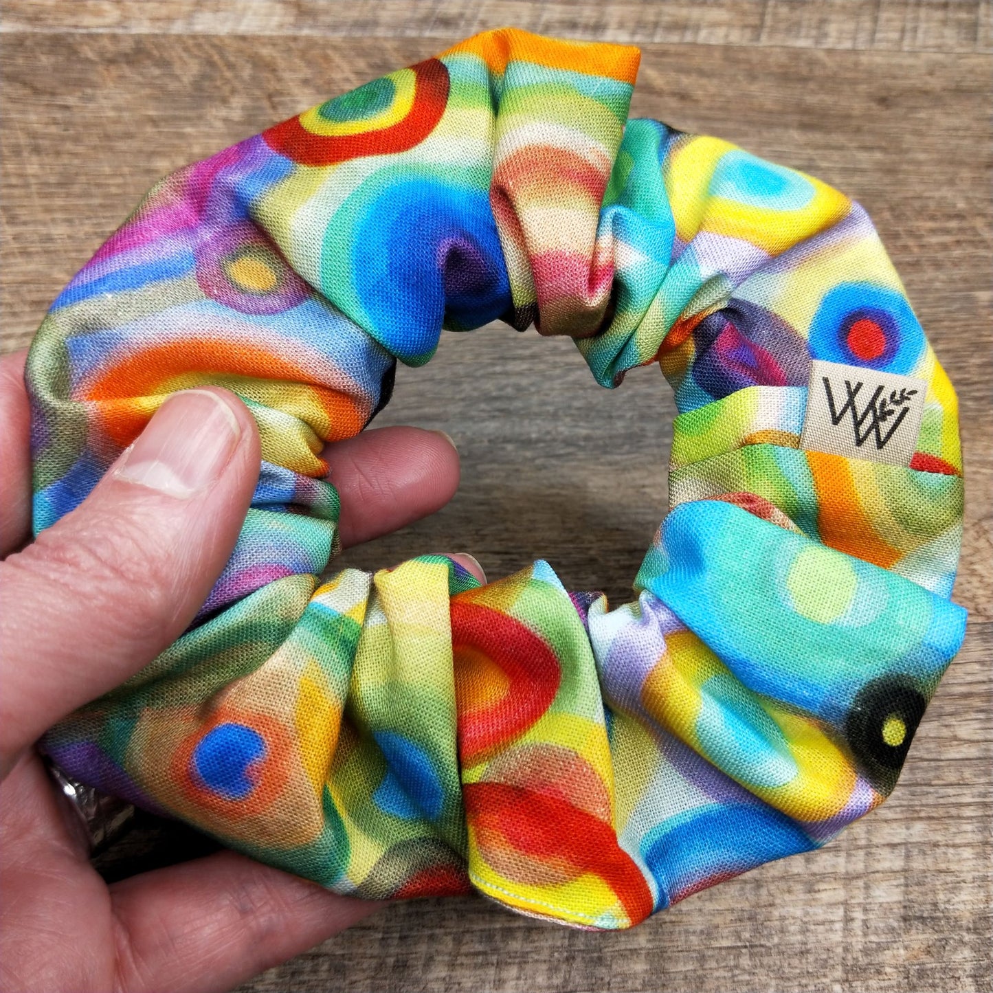 Scrunchies - Painted Abstract Circles