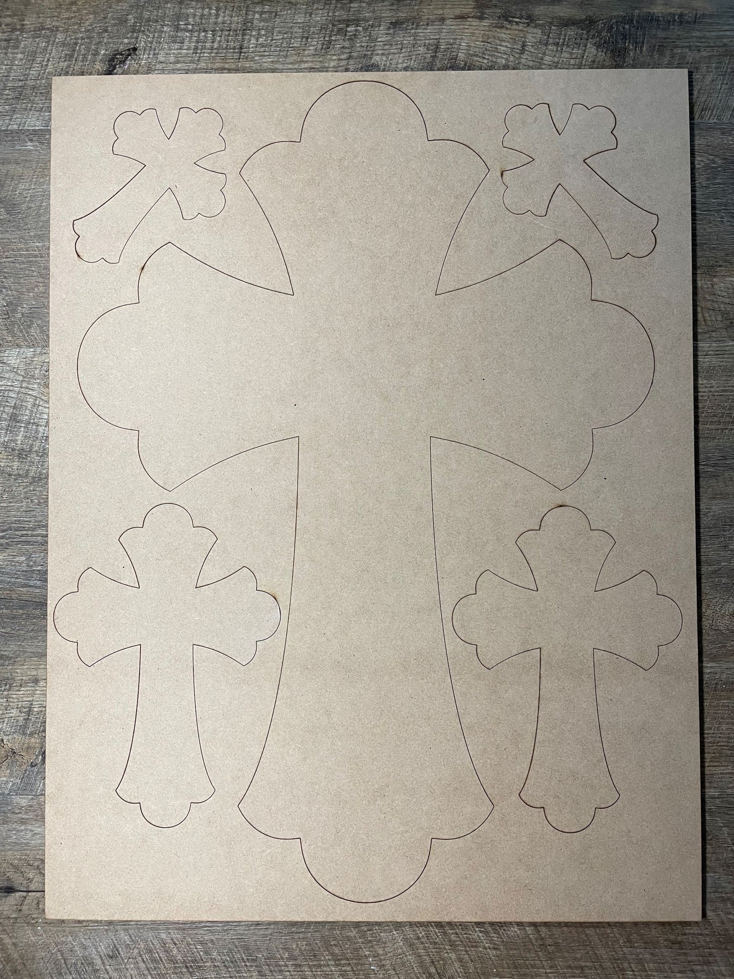 MDF Cutout Cross Set 1