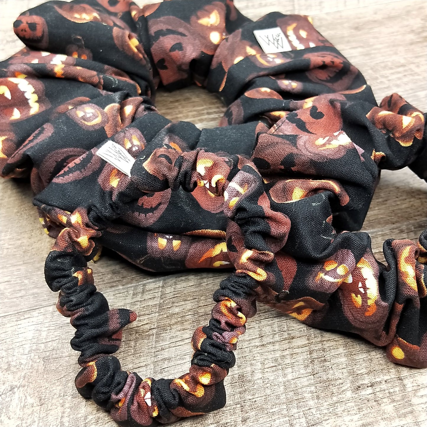 Scrunchies - Halloween Pumpkin Head