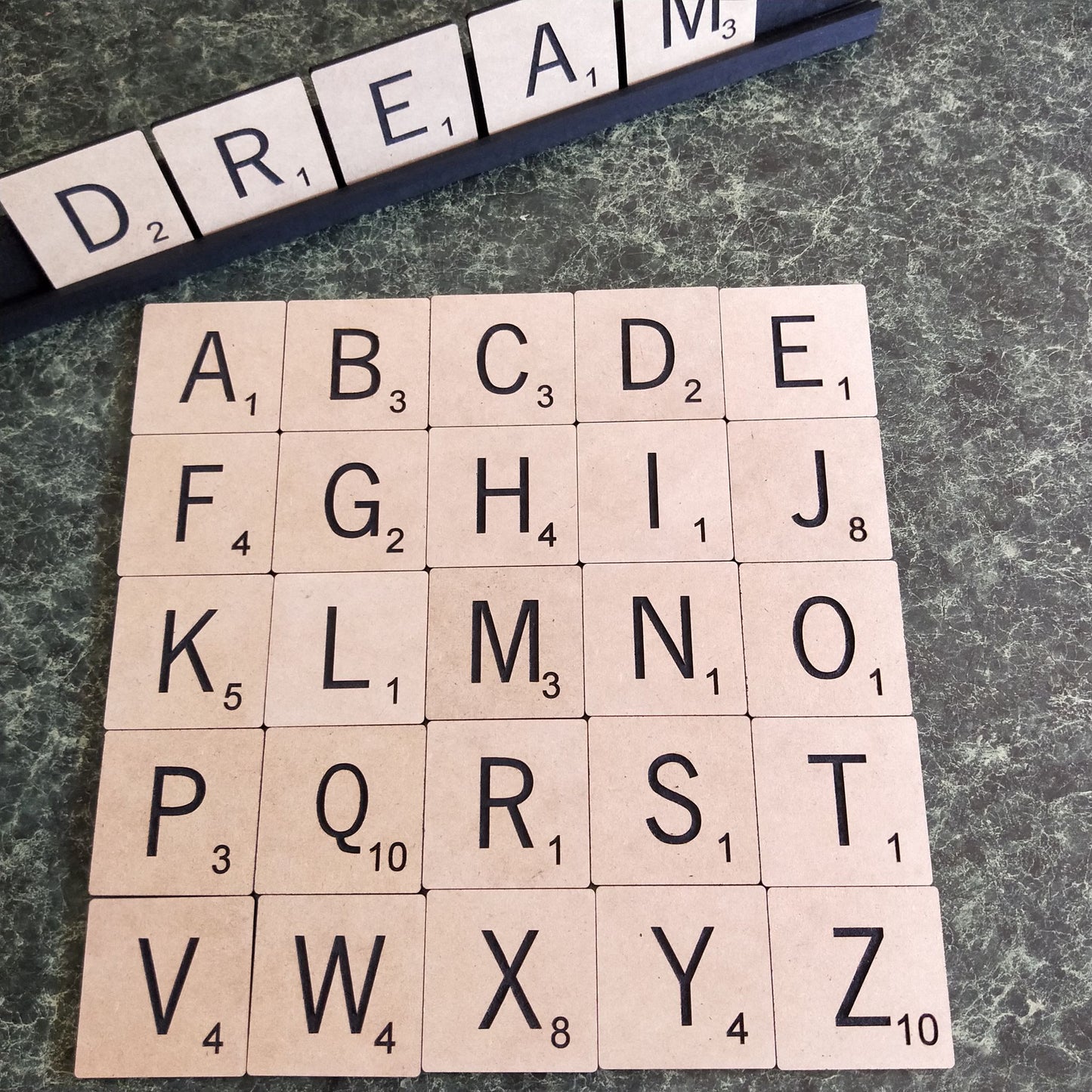 Wooden Letter Tile  Holder for 6 x 6 cm Tiles