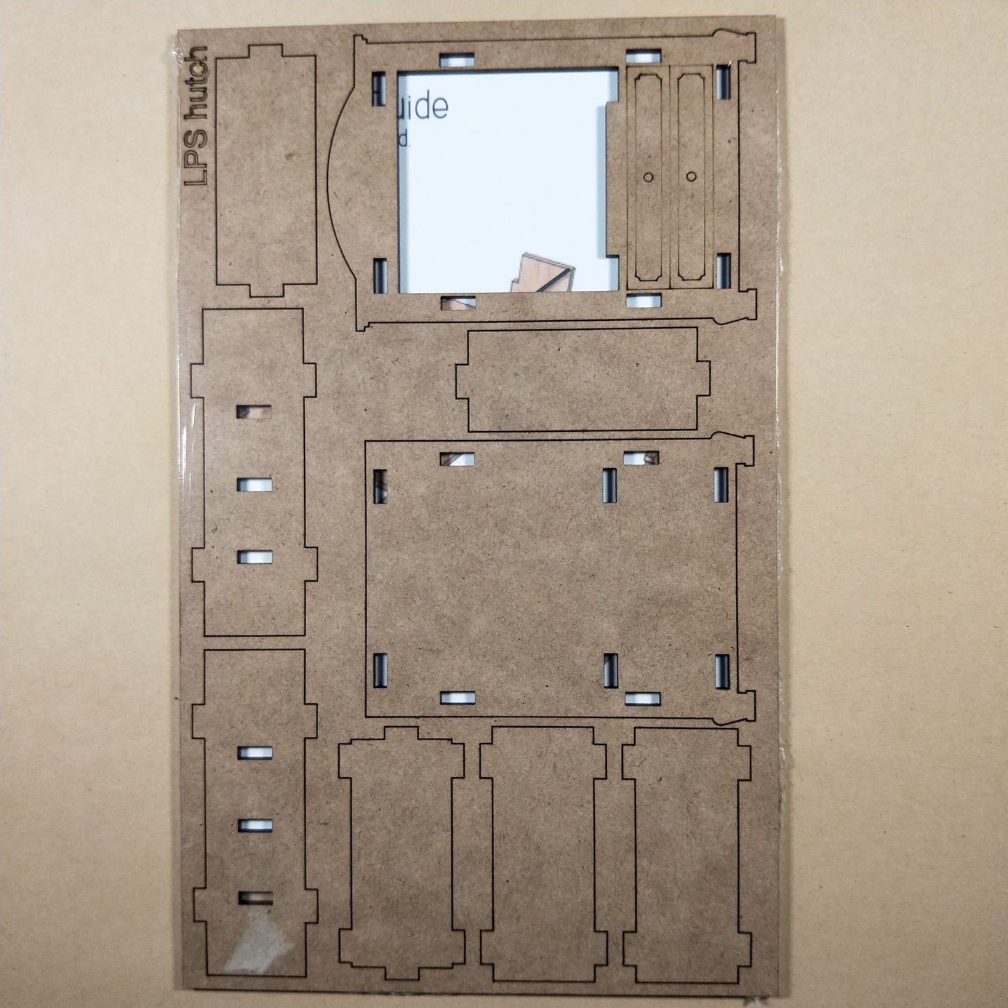 DIY Wooden Dollhouse Furniture Kit - Hutch - Little Princess Series