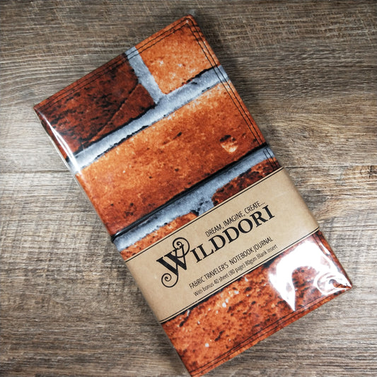 Wilddori Traveler's Notebook Cover Red Brick Wall