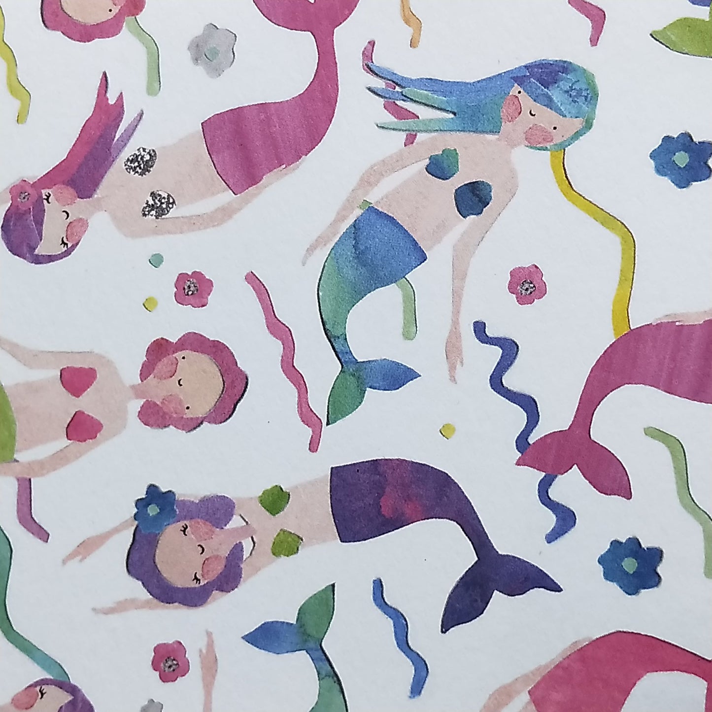 Wilddori 40 sheet Blank Insert - Collage Mermaid