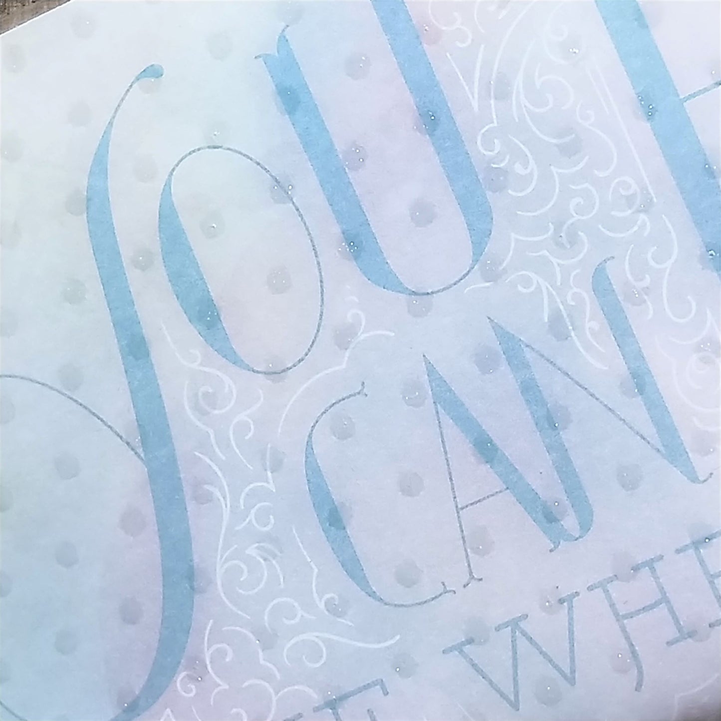 Wilddori 40 sheet Blank Insert - Ocean Message