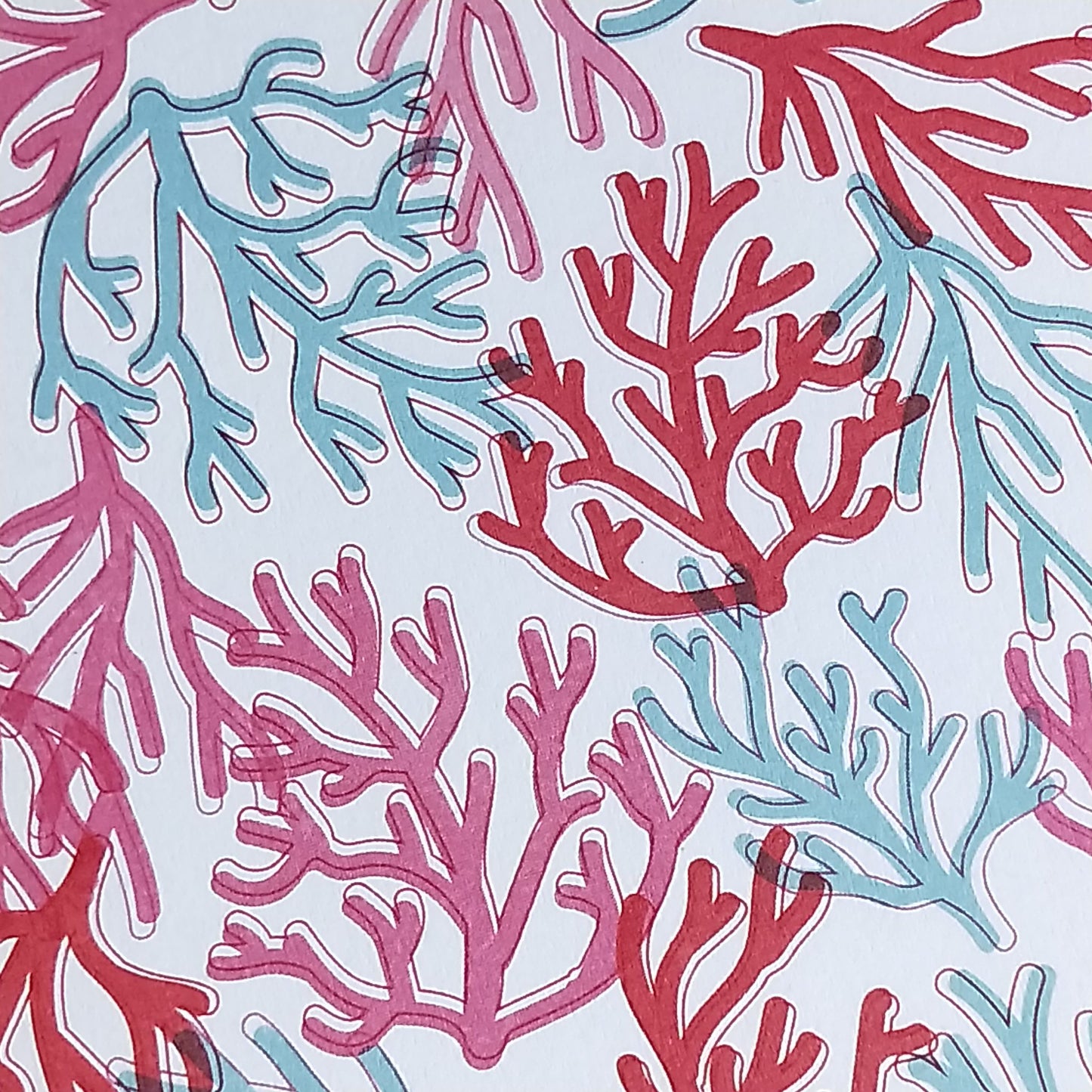 Wilddori 40 sheet Blank Insert - Sea Coral