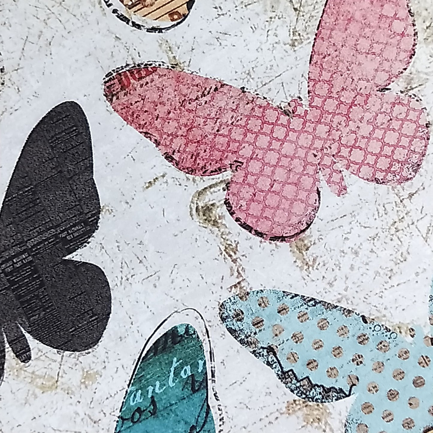 Wilddori 40 sheet Blank Insert - Decoupage Butterfly