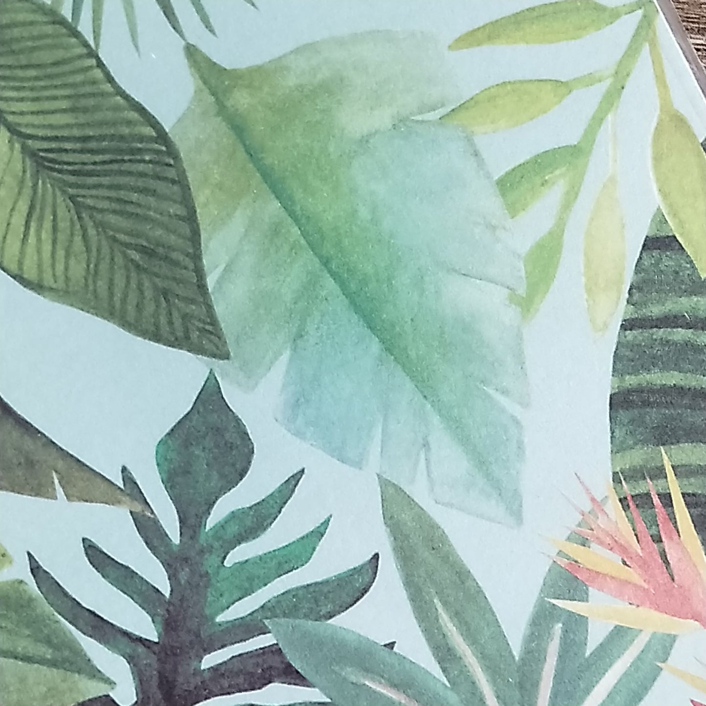 Wilddori 40 sheet Blank Insert - Tropical Leaves