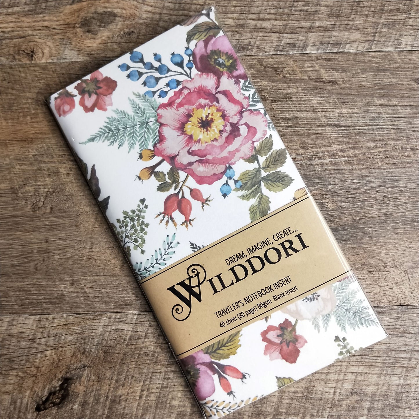Wilddori 40 sheet Blank Insert - Picked Flowers