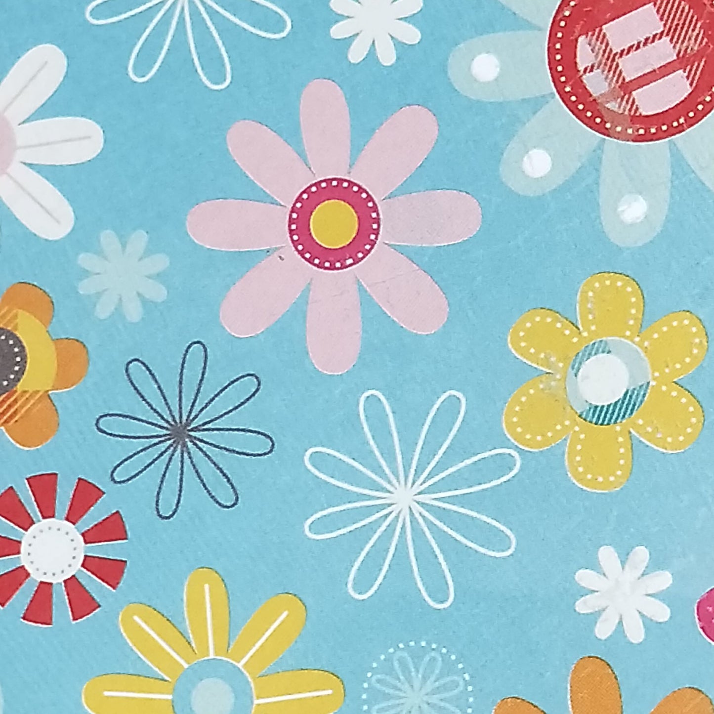 Wilddori 40 sheet Blank Insert - Retro Girl Flowers