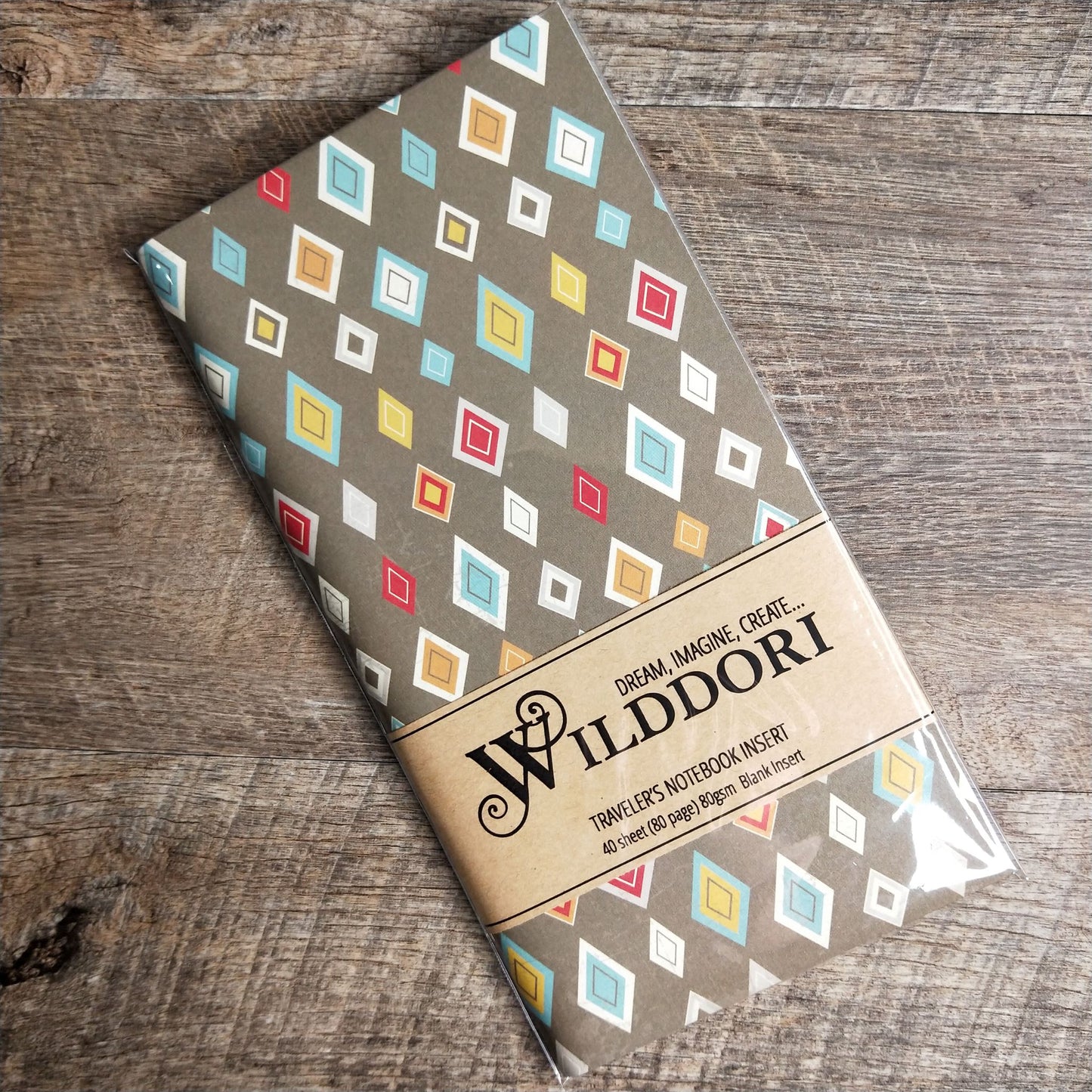 Wilddori 40 sheet Blank Insert - Retro Boy Diamond