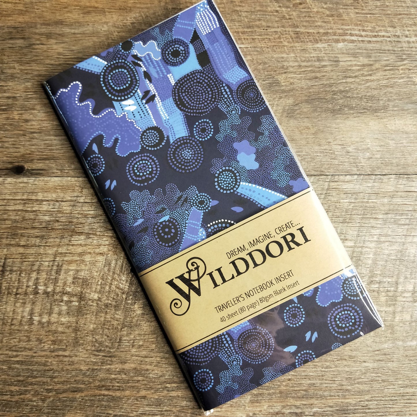 Wilddori 40 sheet Blank Insert - Australian Indigenous Design 10