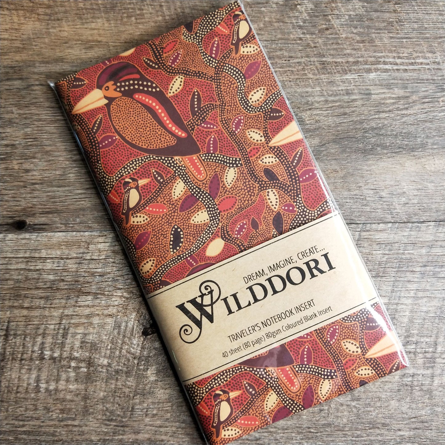 Wilddori 40 sheet Blank Insert - Australian Indigenous Design 16