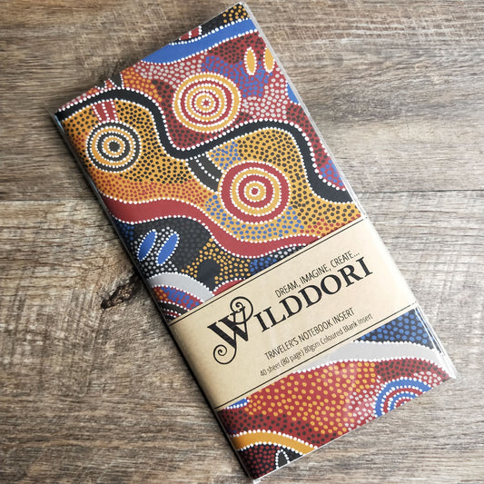 Wilddori 40 sheet Blank Insert - Australian Indigenous Design 19